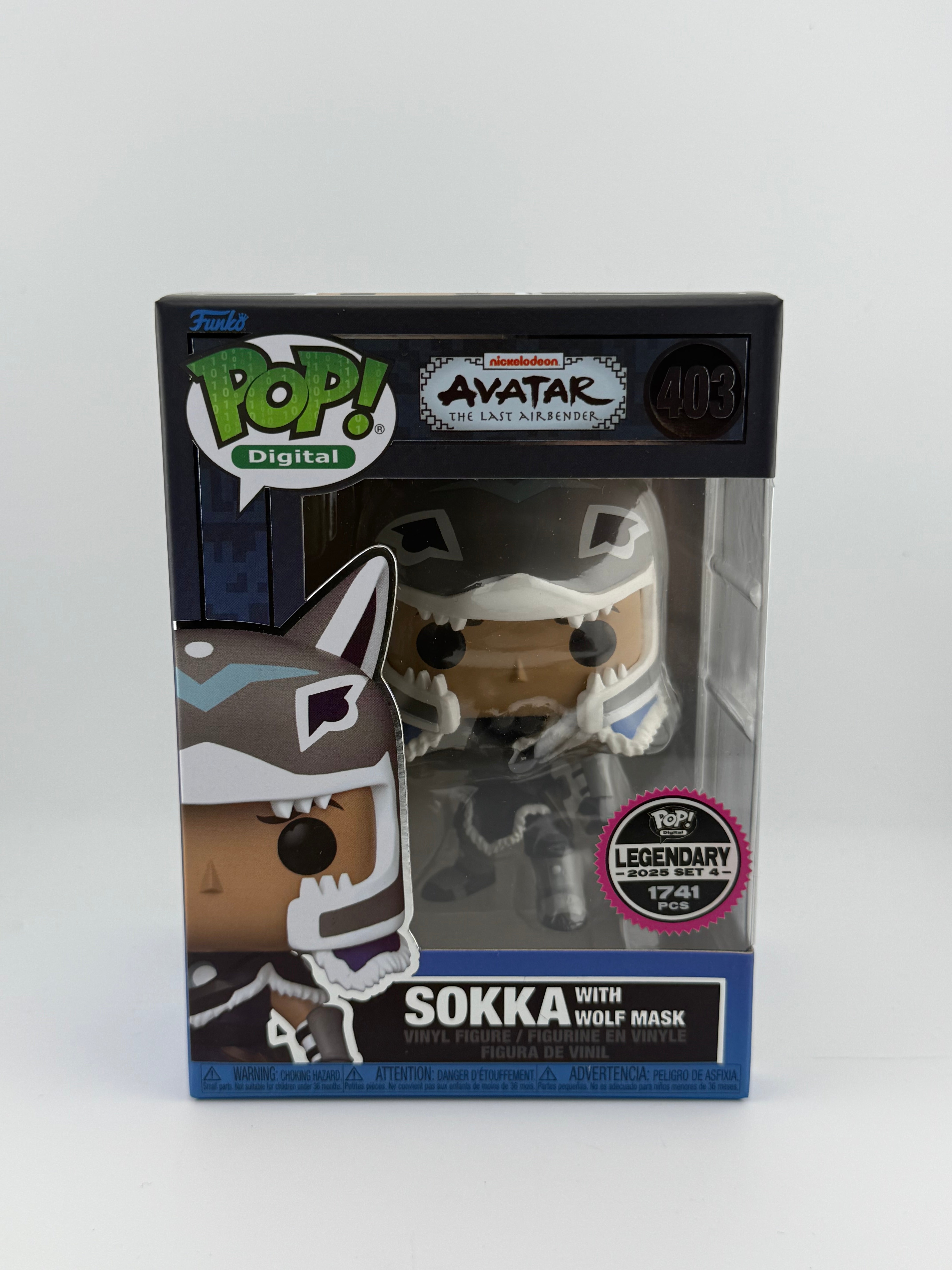 Funko POP! SOKKA WITH WOLF MASK 403 NFT EXCLUSIVE LE 1741