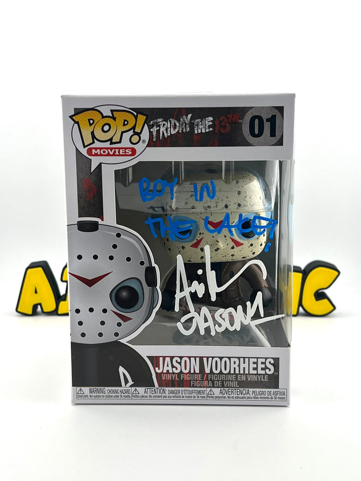 Funko Pop! Jason Voorhees 01 - Autographed And Quoted By Ari Lehman + Beckett Authentication