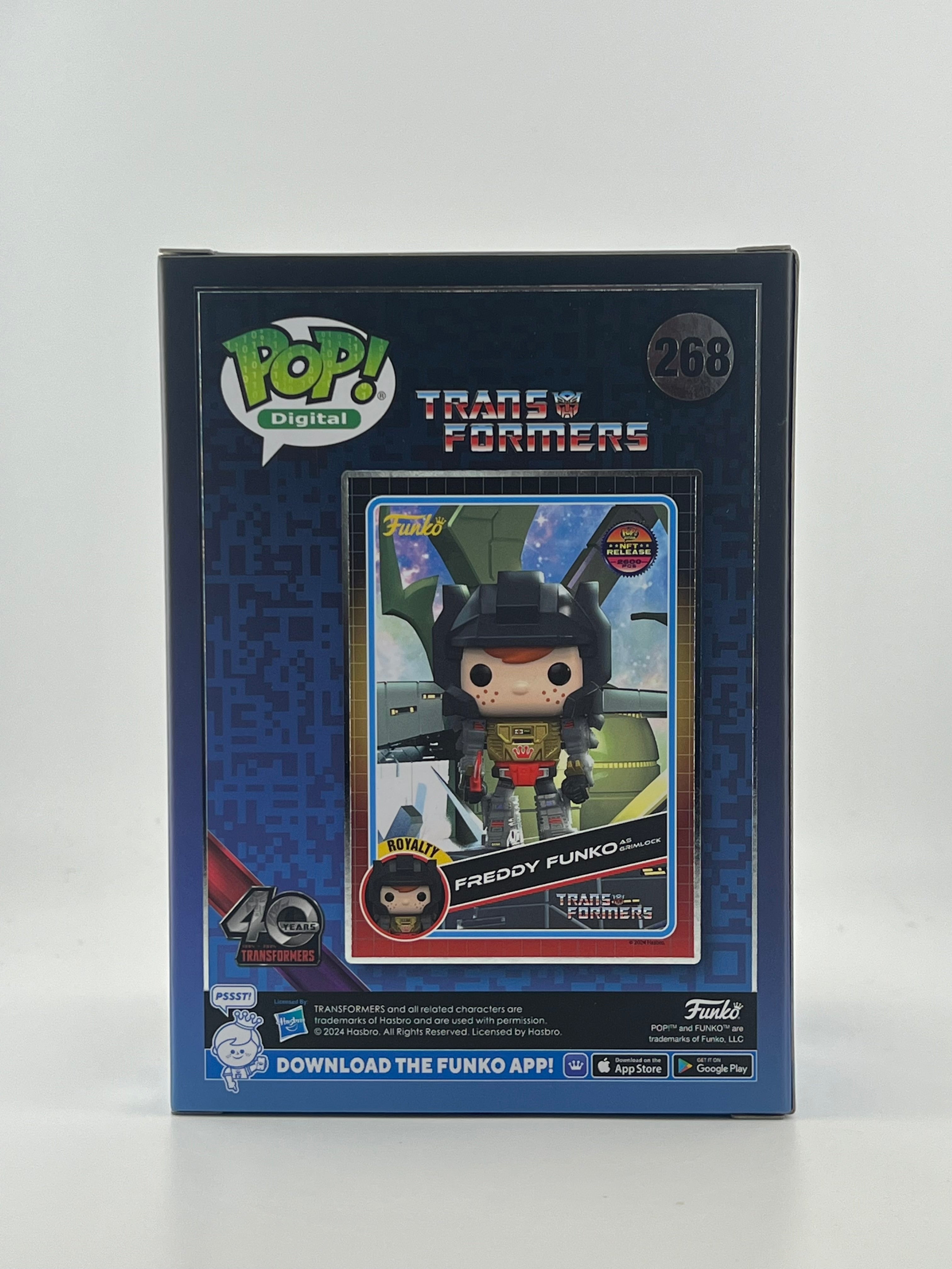 Funko Pop! FREDDY FUNKO AS GRIMLOCK 268 NFT LE2600