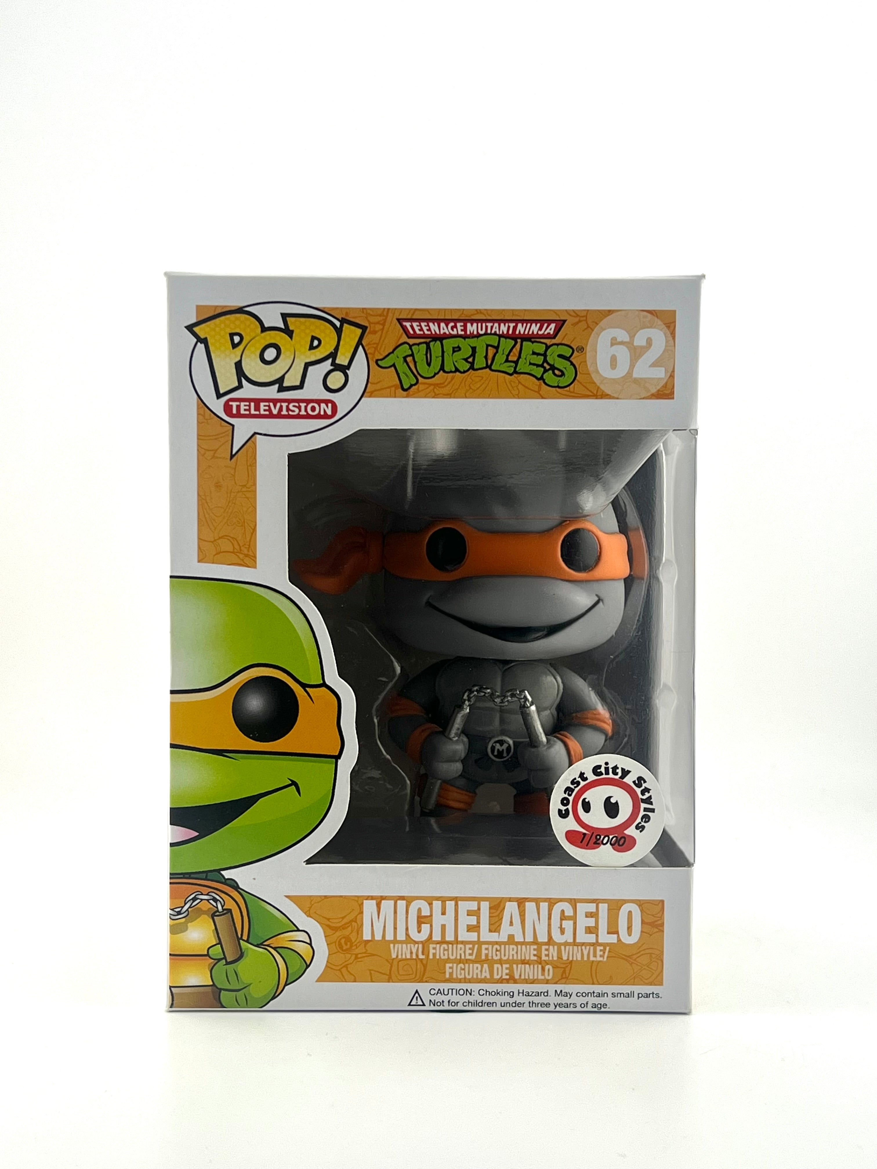Funko Pop! MICHELANGELO 62 COAST CITY STYLES EXCLUSIVE