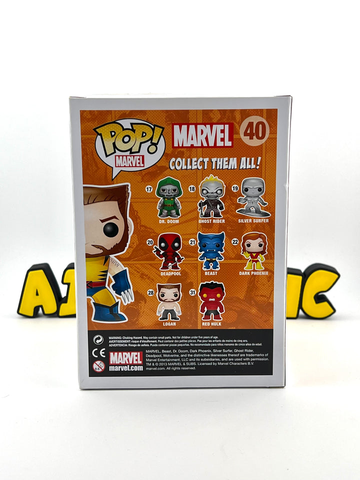 Funko Pop! Wolverine (Unmasked) 40 - Toytastik Exclusive - X-Men