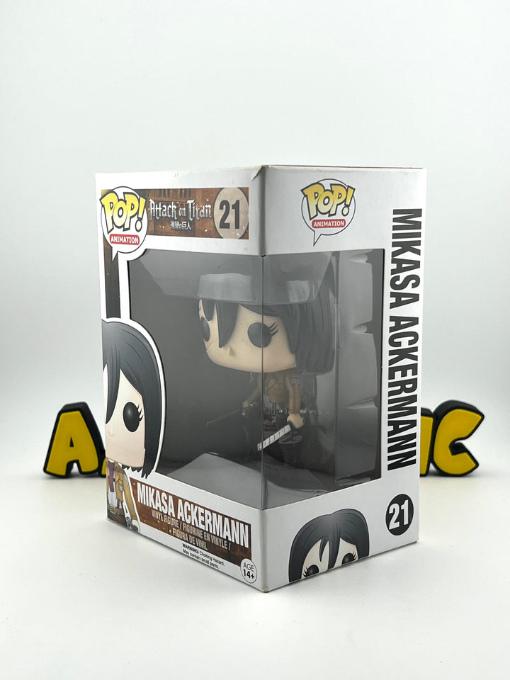 Funko Pop! Attack On Titan: Mikasa Ackermann 21 *DAMAGE*