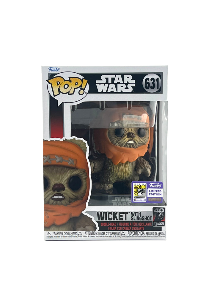 Funko pop! Star Wars: wicket with slingshot 631 (SDCC)