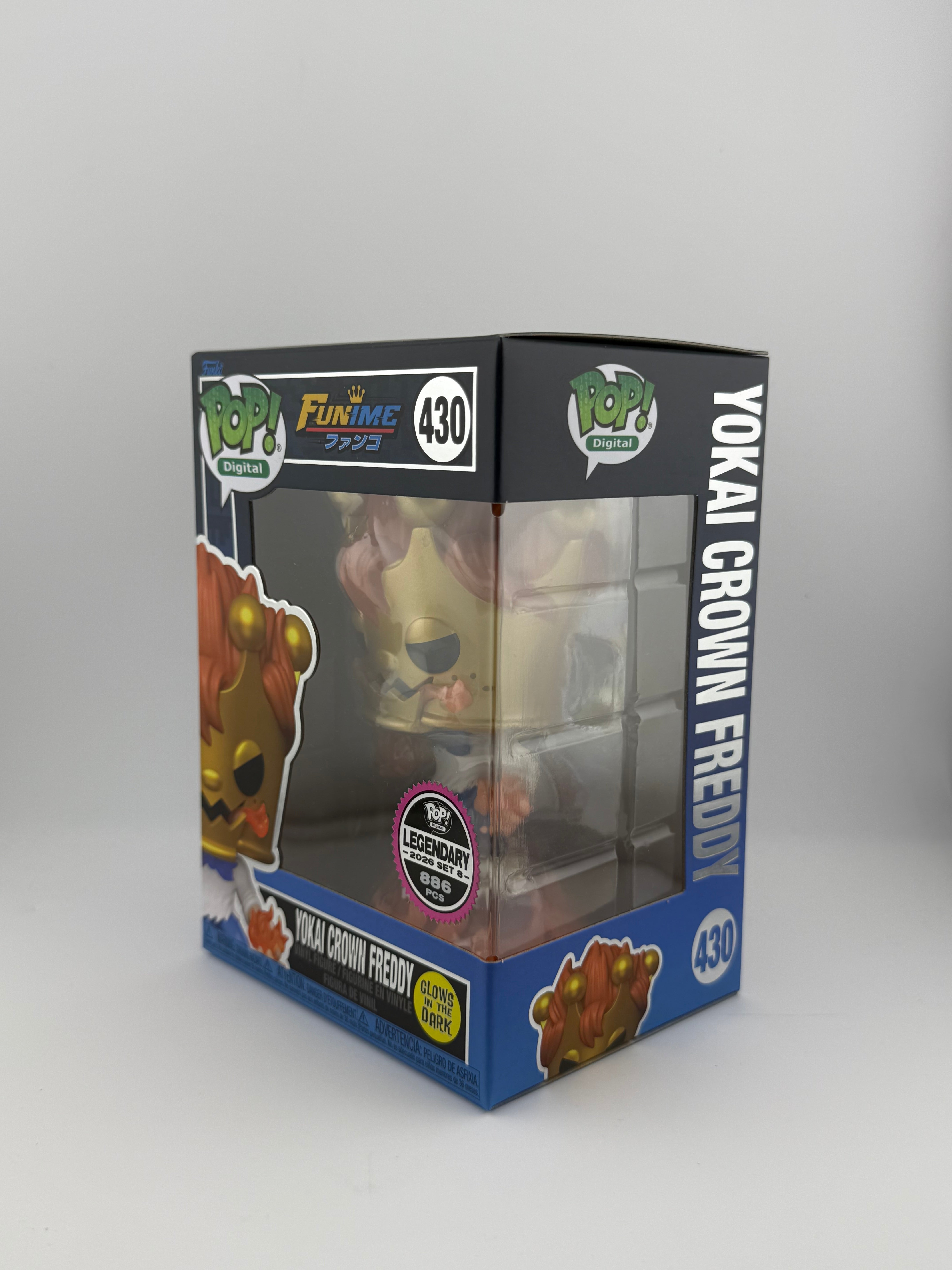 Funko POP! YOKAI CROWN FREDDY 430 GITD NFT EXCLUSIVE LE 886