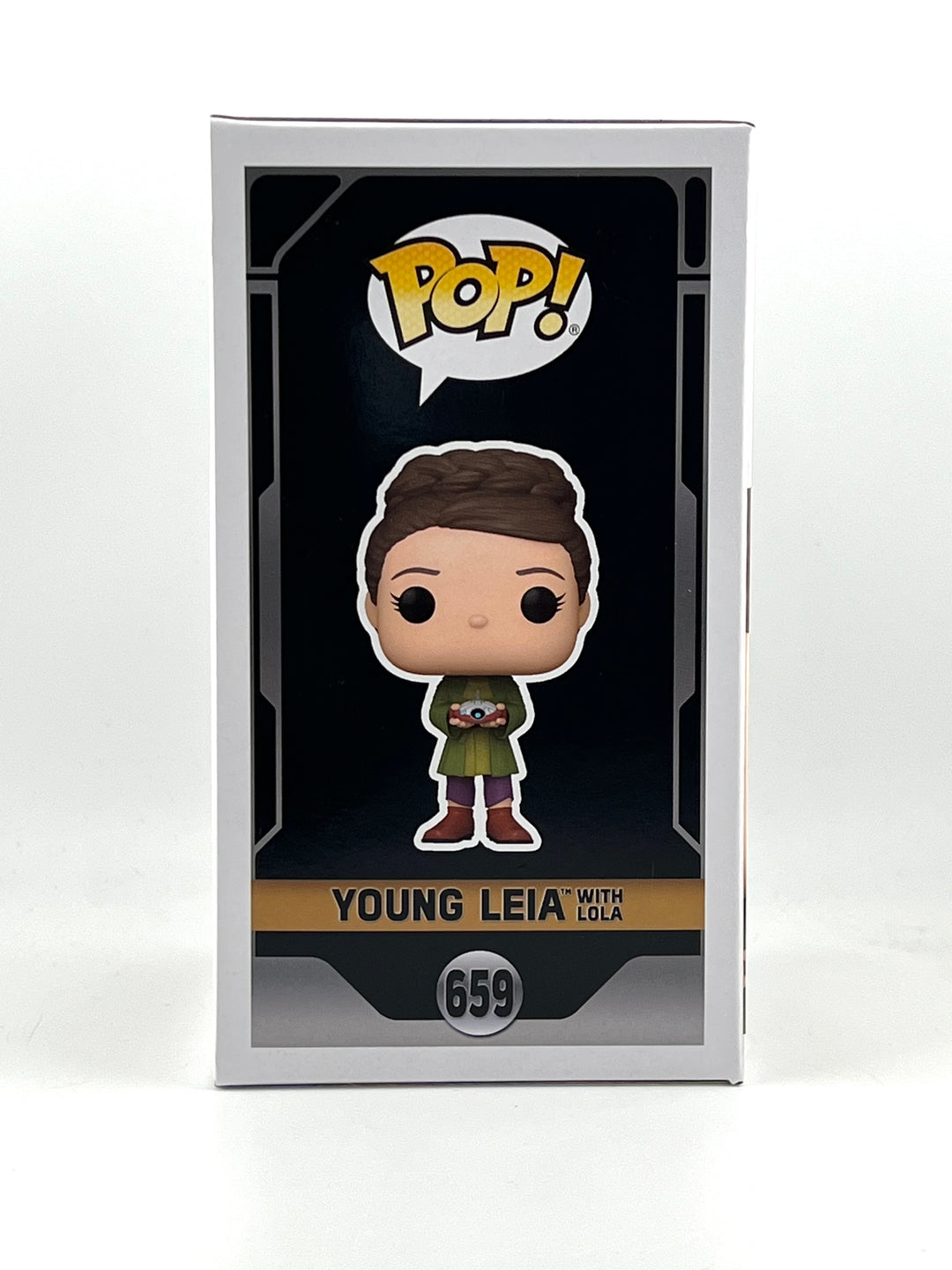 Funko Pop! Young Leia with Lola 659 SDCC Autographed/Quoted by Lyra Blair JSA Authenticated