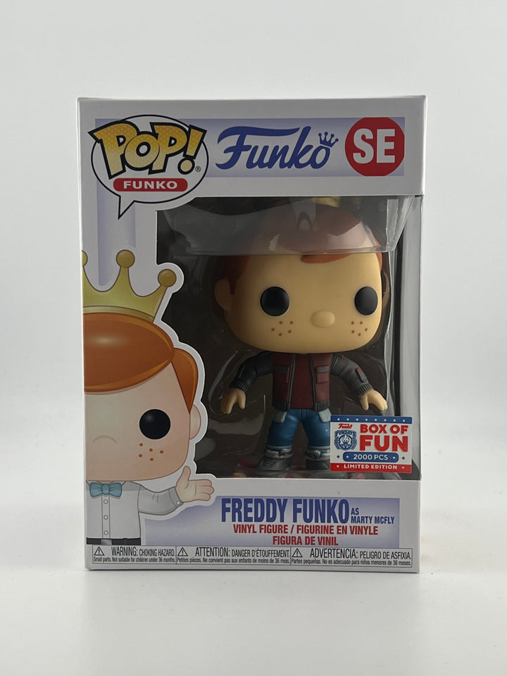 Funko Pop - FREDDY FUNKO (AS MARTY MCFLY) SE BOX OF FUN