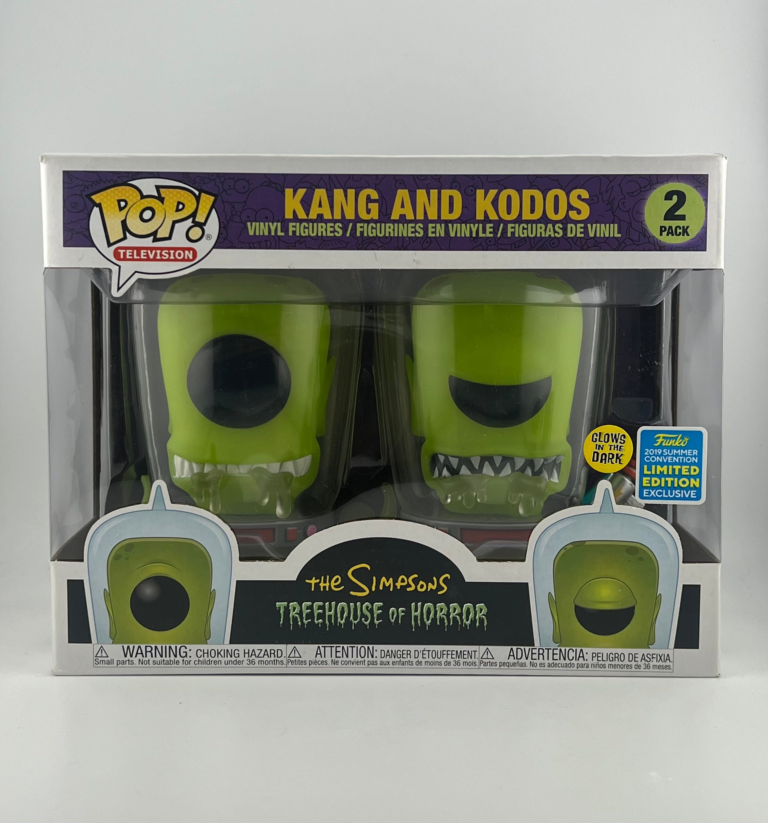 Funko Pop - KANG AND KODOS 2 GITD 2019 SUMMER CONVENTION