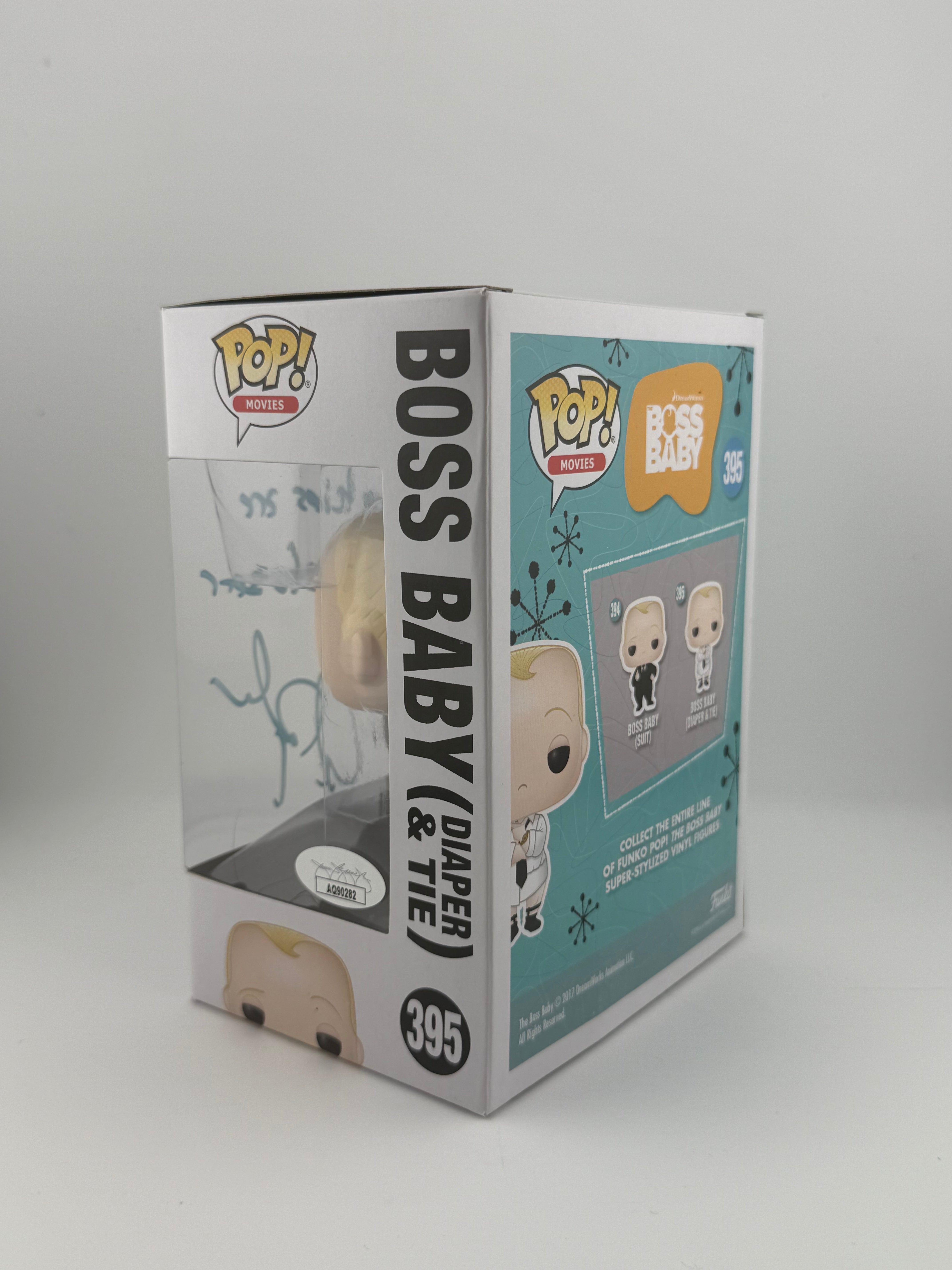 Funko POP! SIGNED BOSS BABY DIAPER & TIE 395 (ALEC BALDWIN) + JSA