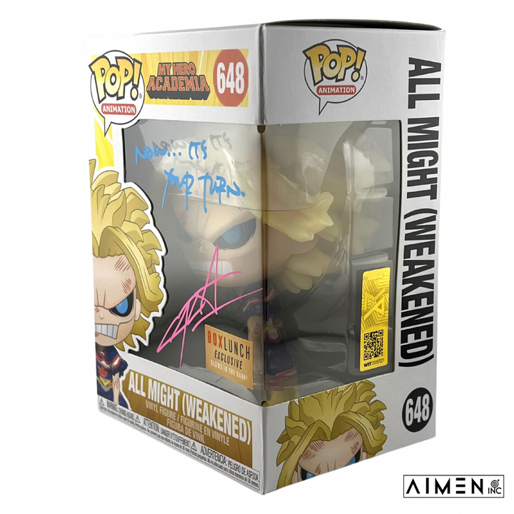 All Might (Weakend) Autographed by Christopher Sabat + MAS Witnessed Authentication