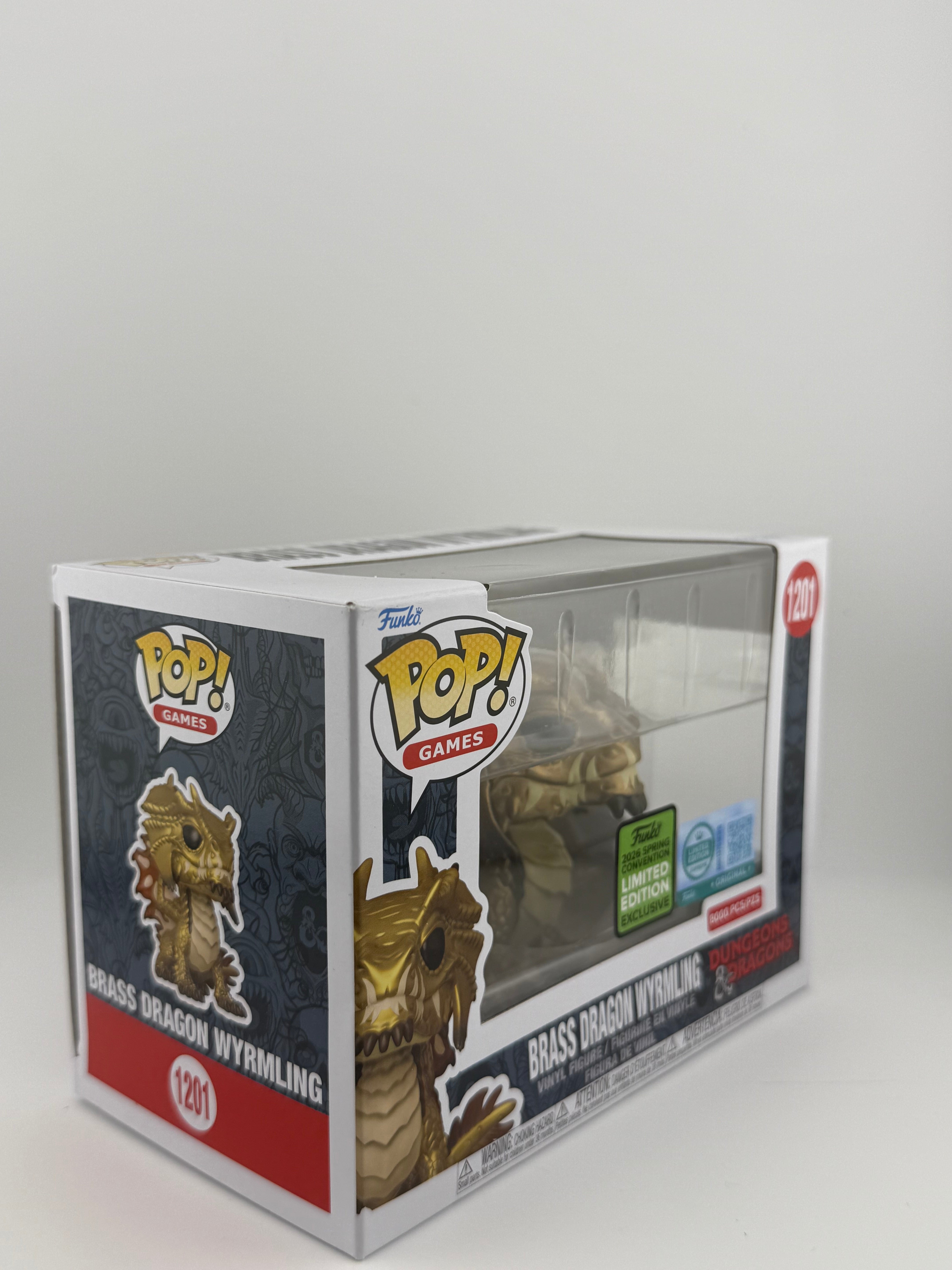 Funko POP! BRASS DRAGON WYRMLING 1201 SPRING CONVENTION SHARED EXCLUSIVE 2026