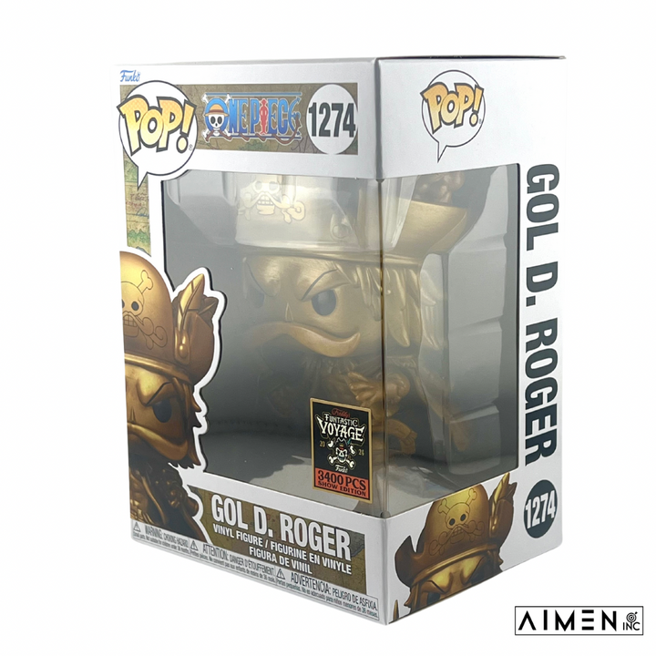 GOLD GOL D. ROGER LE 3400 - SDCC Funko Fundays 2024