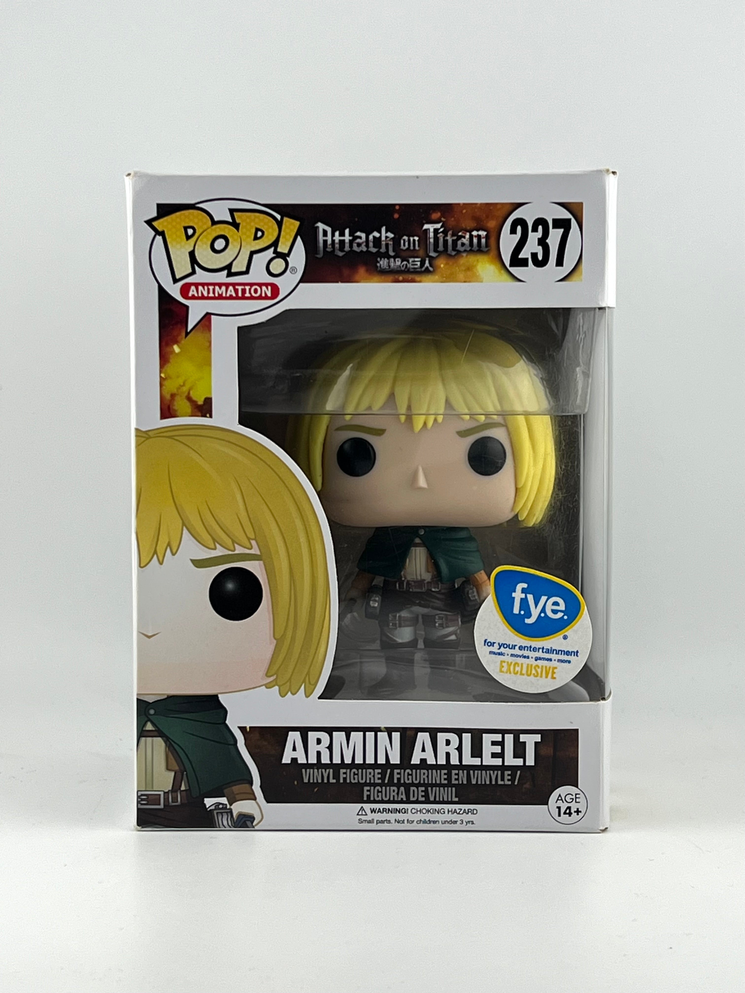 Funko Pop! Armin Arlelt 237 FYE Exclusive (Slight Damage)