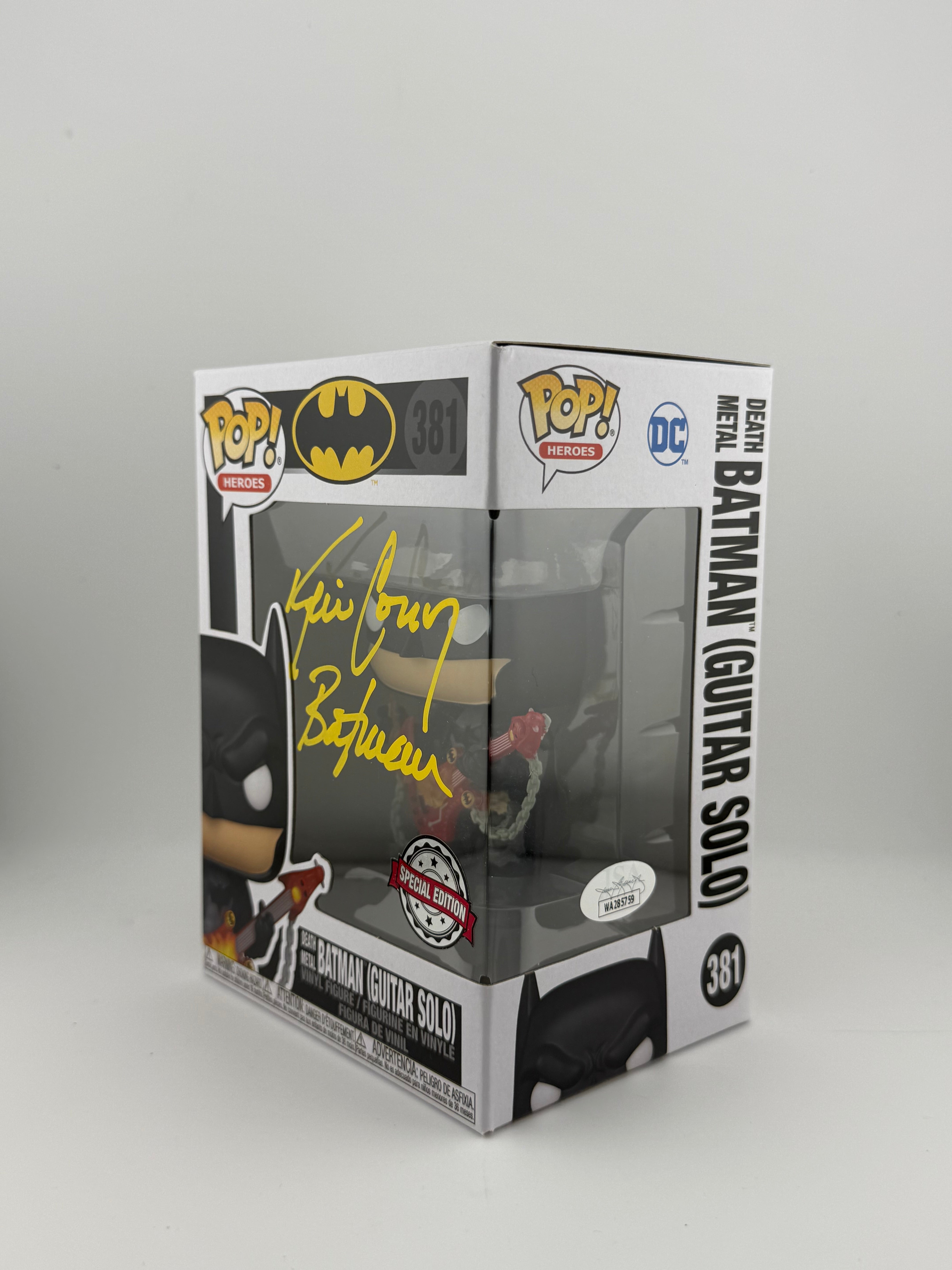 Funko POP! SIGNED DEATH METAL BATMAN (GUITAR SOLO) 381 SE (KEVIN CONROY) + JSE