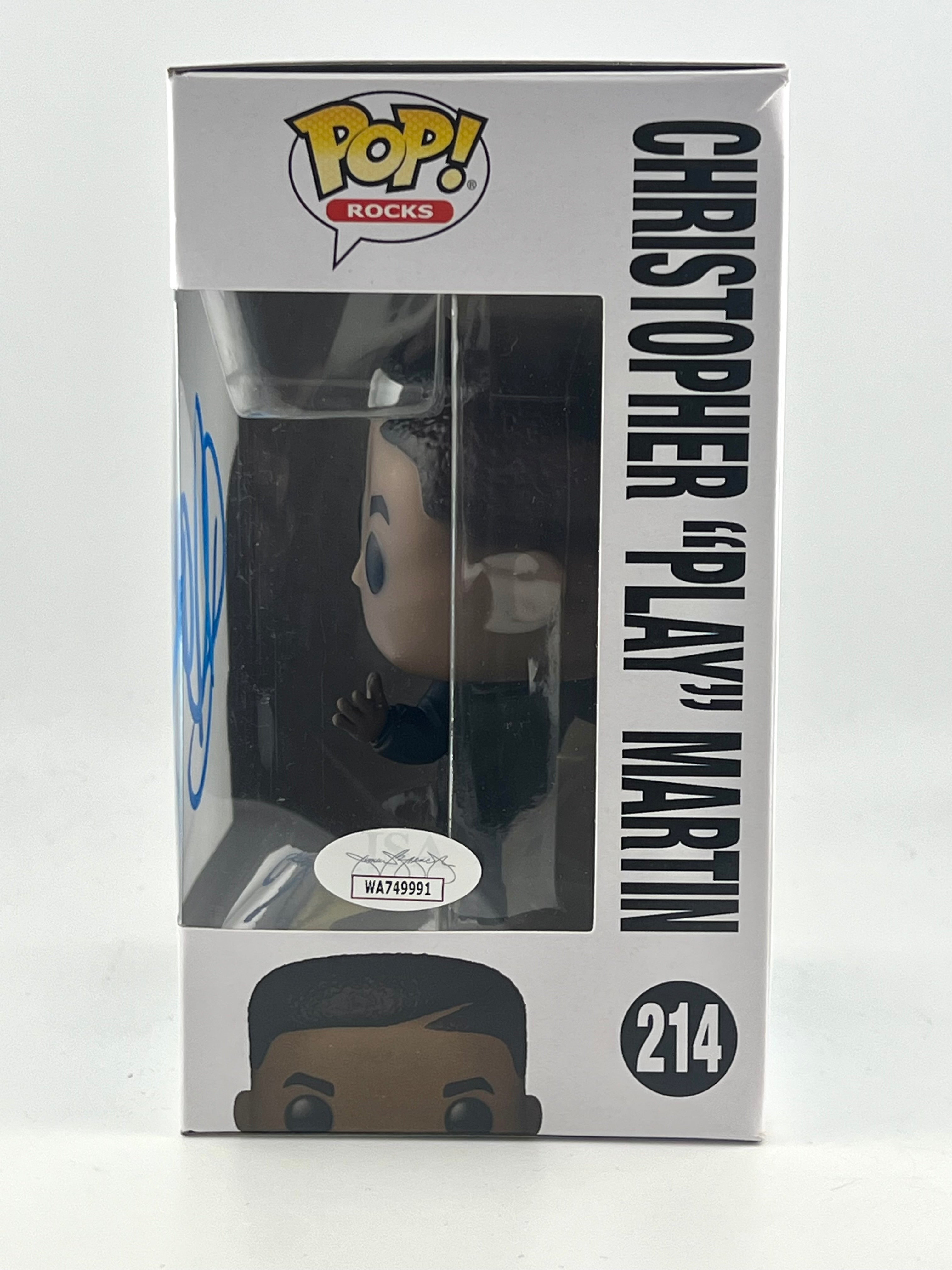 Funko Pop! CHRISTOPHER "PLAY" MARTIN 214 AUTO