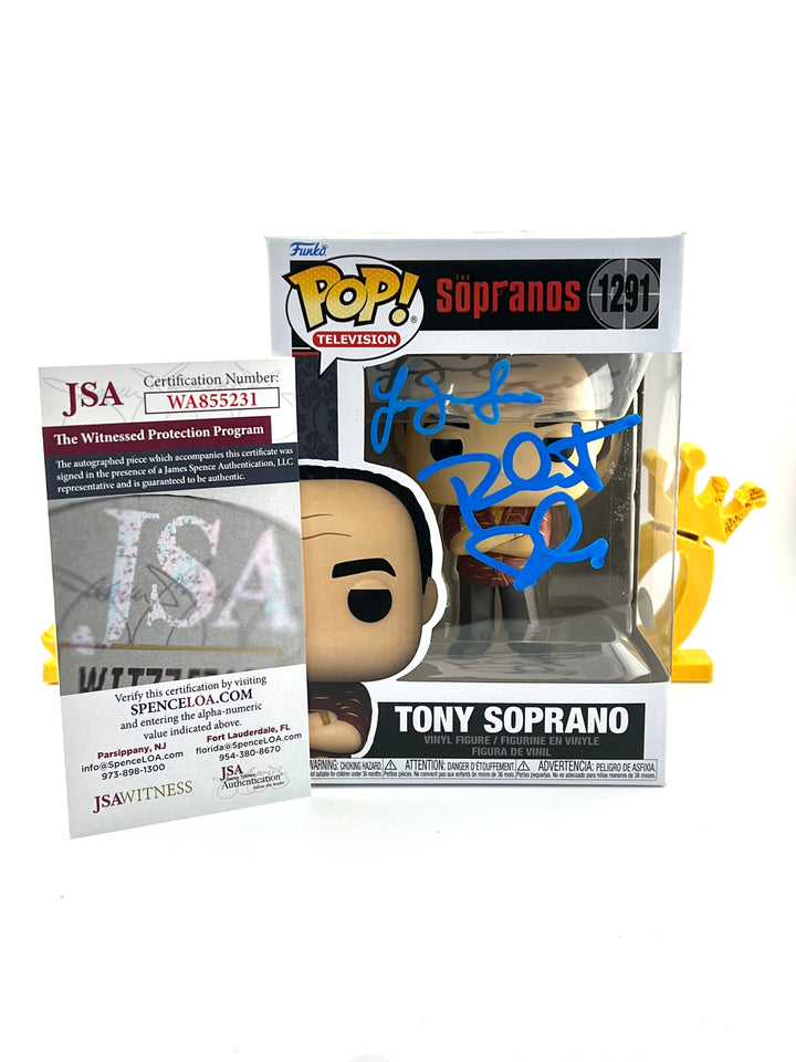 Funko Pop! Tony Soprano 1259 - Autographed by Robert IIer and Jamie-Lynn Sigler - JSA Authenticated