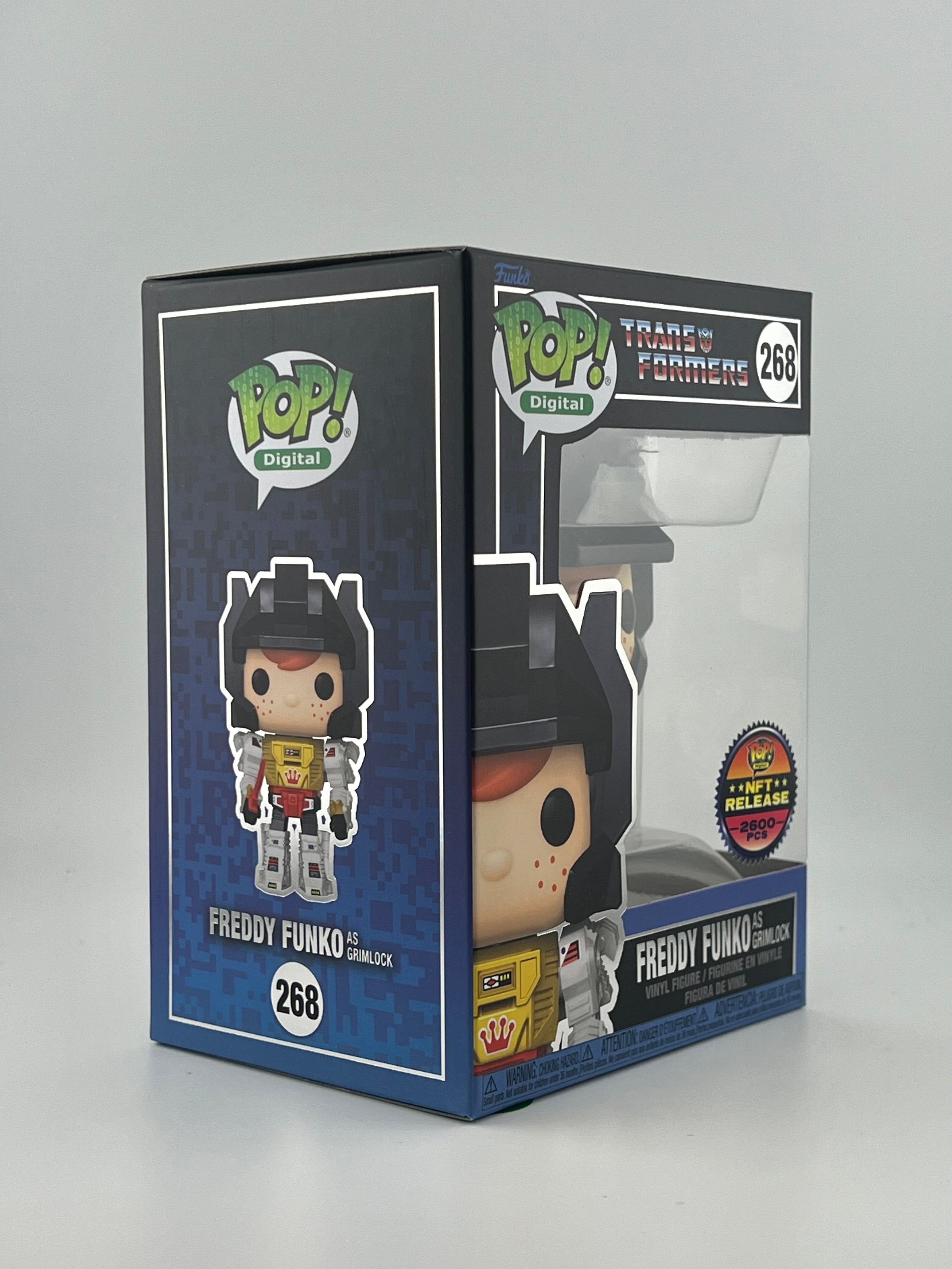 Funko Pop! FREDDY FUNKO AS GRIMLOCK 268 NFT LE2600