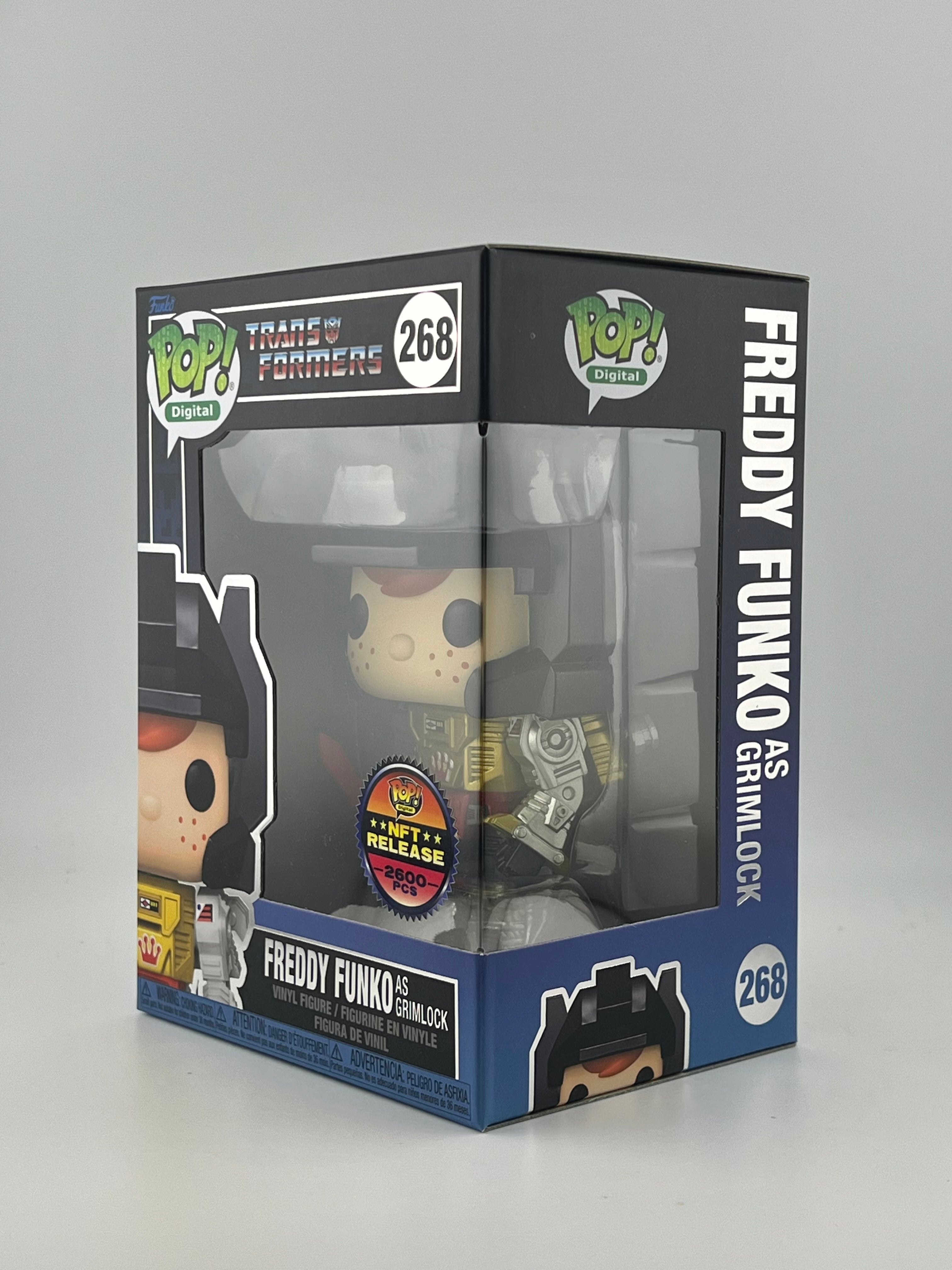 Funko Pop! FREDDY FUNKO AS GRIMLOCK 268 NFT LE2600