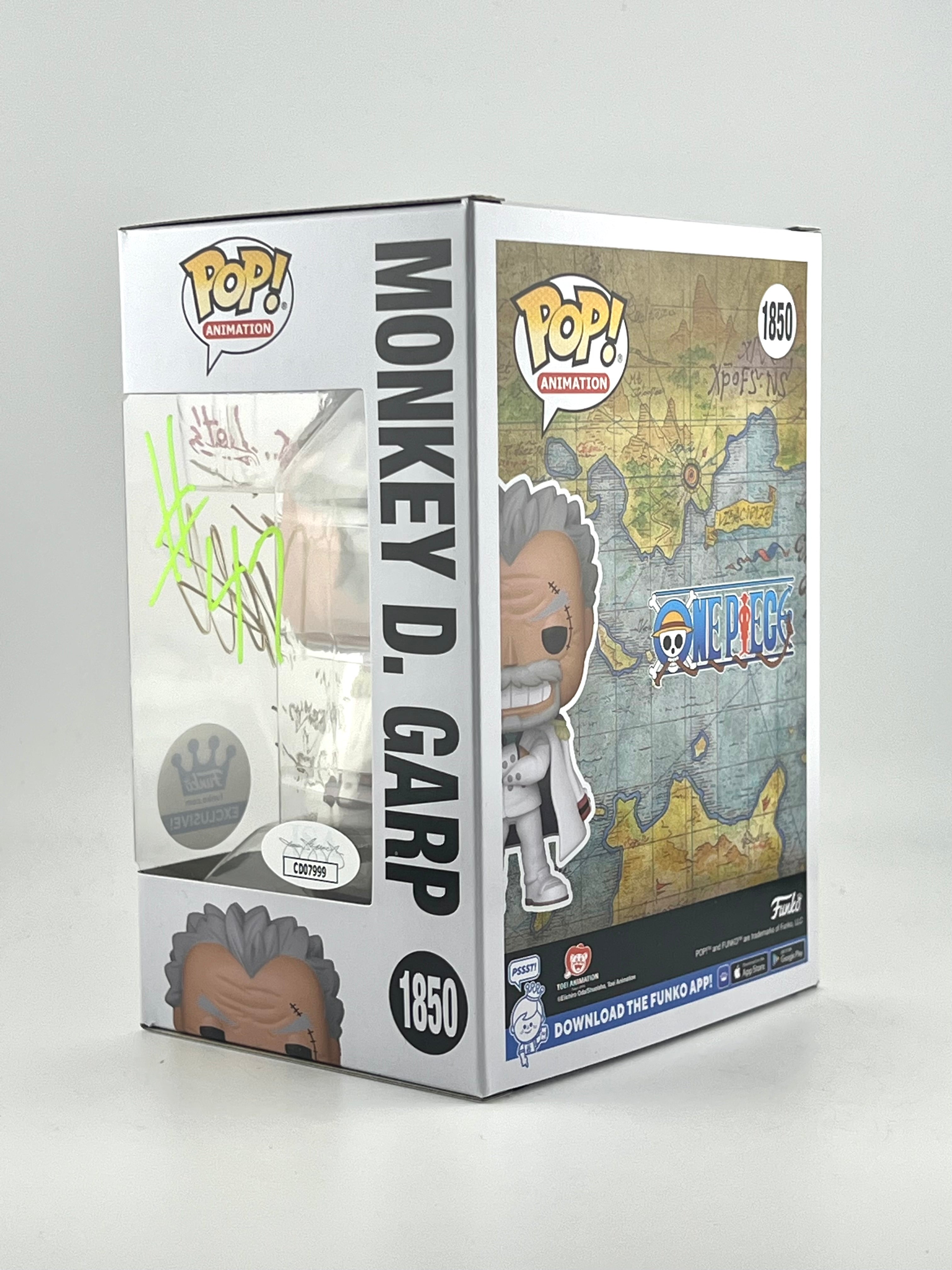 Funko Pop! MONKEY D. GARP 1850 FUNKO.COM EXCLUSIVE AUTO