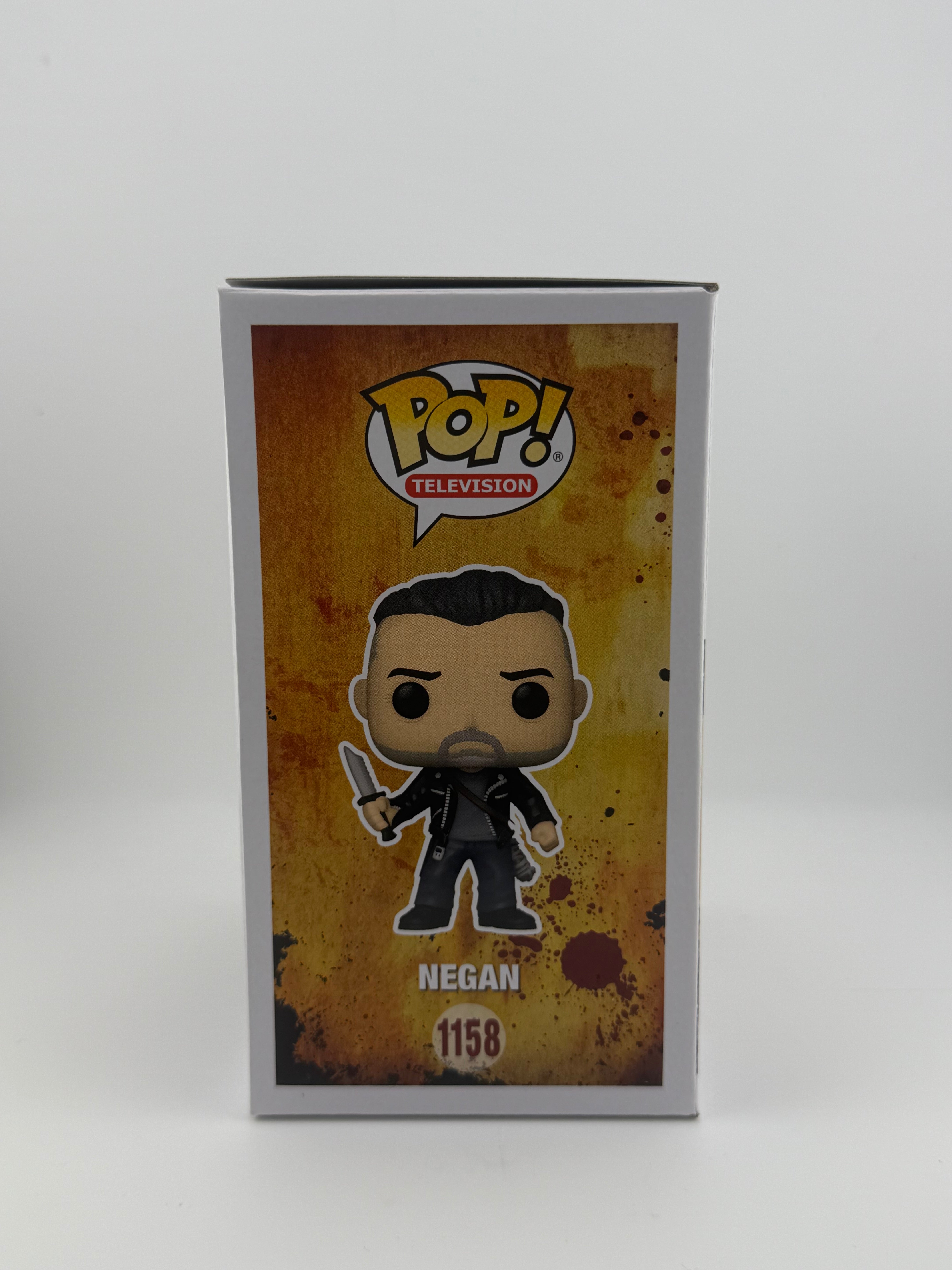 Funko POP! SIGNED NEGAN 1158 (JEFFREY DEAN MORGAN) + BECKETT