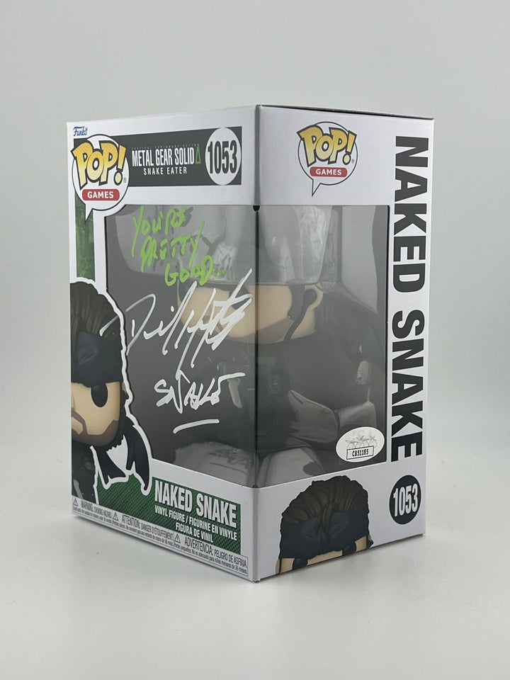Signed Naked Snake - Metal Gear Solid - David Hayter - Funko Pop + JSA