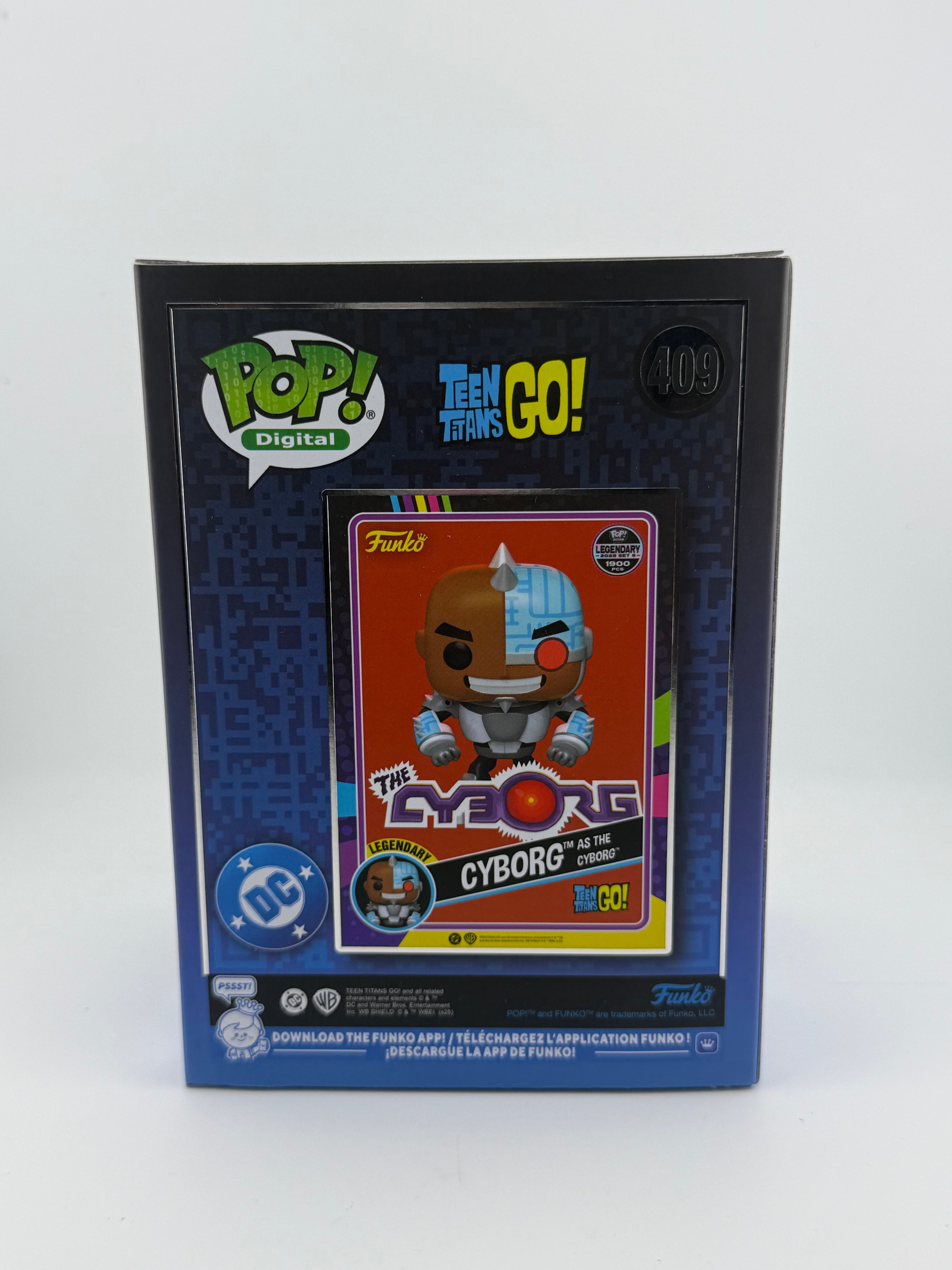 Funko POP! CYBORG AS THE CYBORG 409 GITD NFT EXCLUSIVE LE 1062
