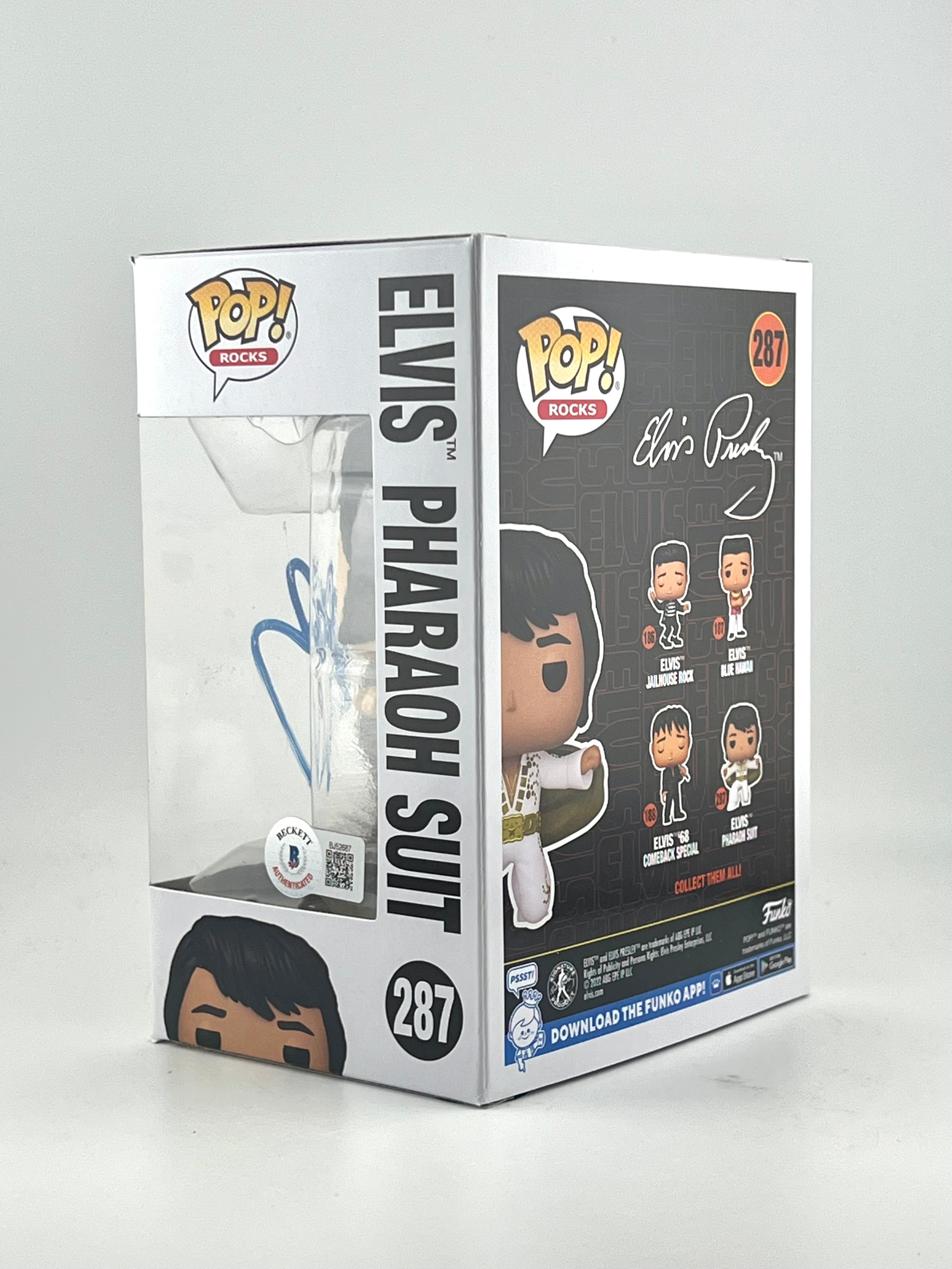 Funko Pop! ELVIS PHARAOH SUIT 287 AUTO