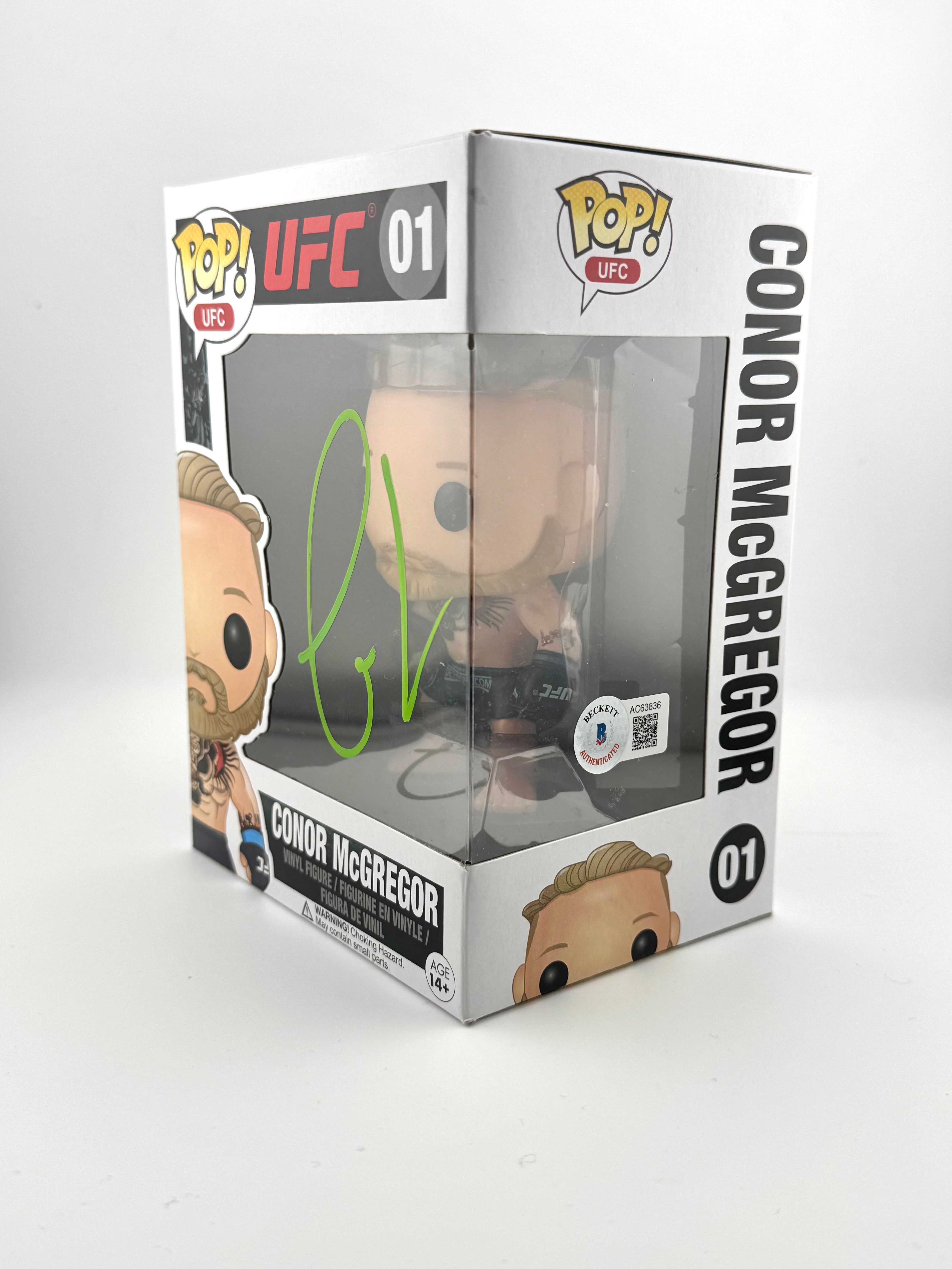 Funko Pop! CONOR MCGREGOR 01 Signed COA