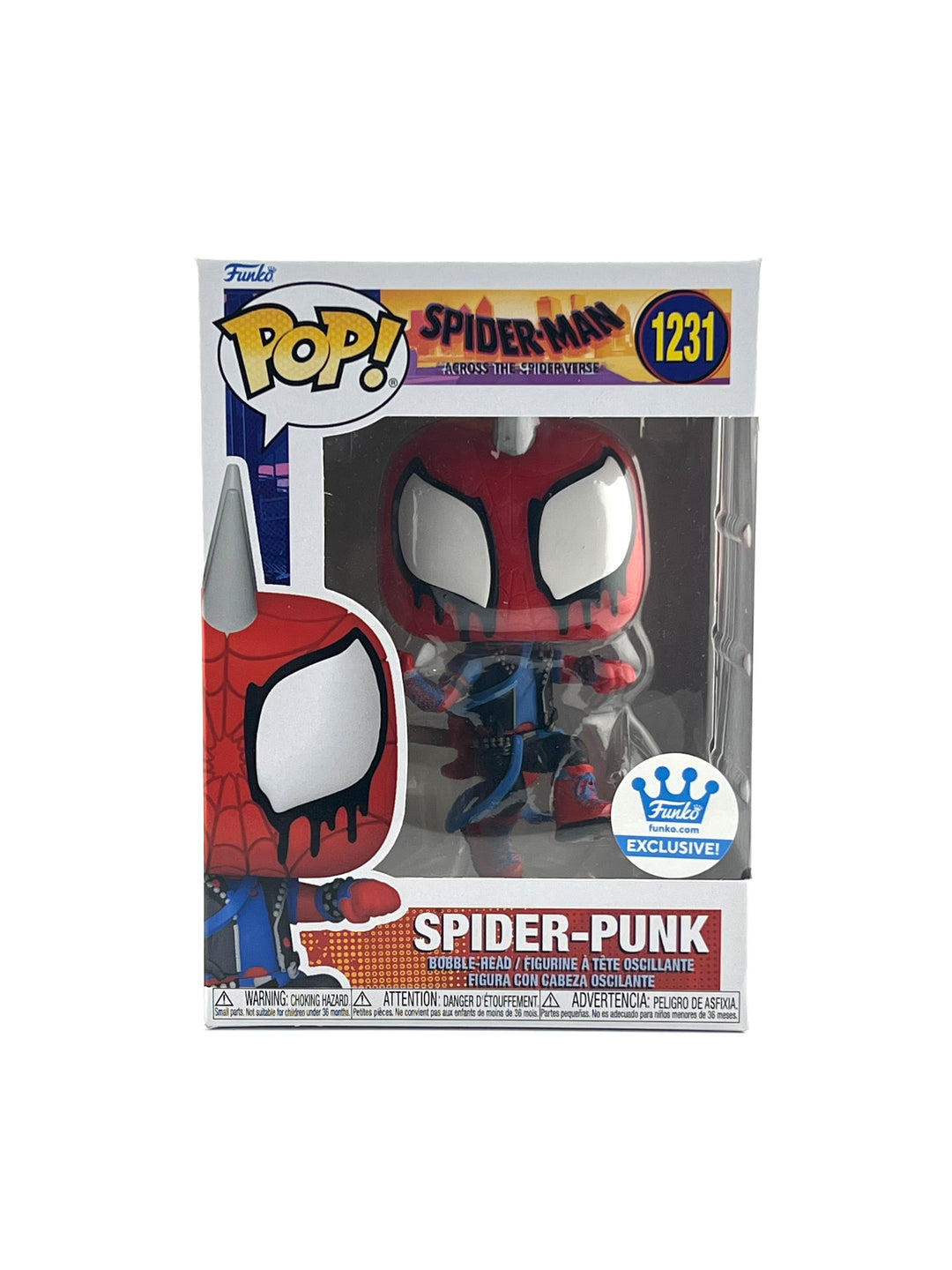 Funko Pop! Across the spiderverse: spider-punk 1231 (Funko exclusive)