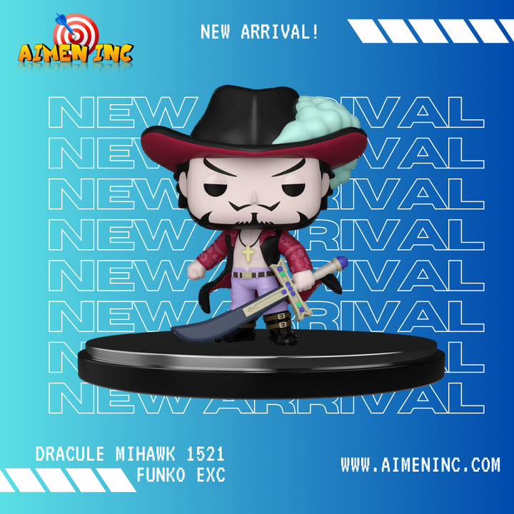 Dracule Mihawk 1521 - Funko Exclusive - One Piece - Funko Pop