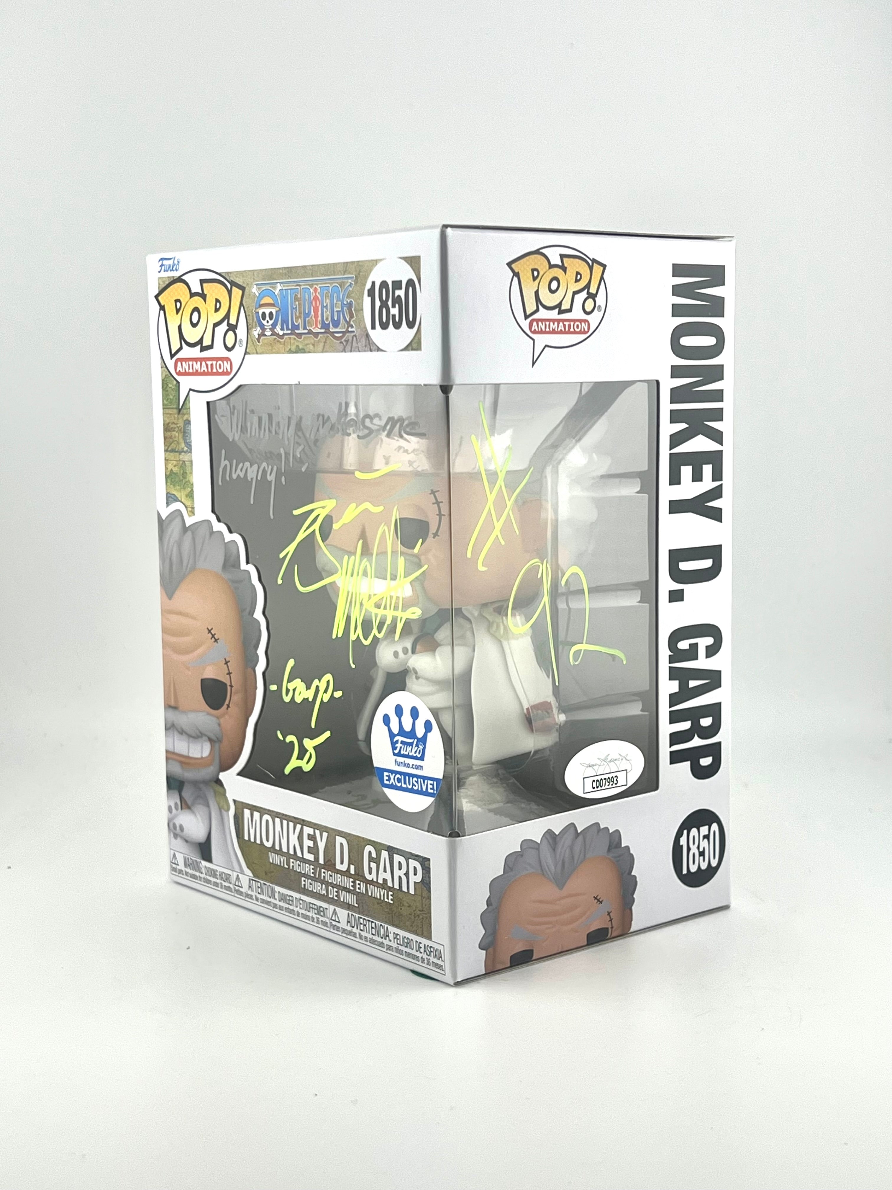 Funko Pop! MONKEY D. GARP 1850 FUNKO.COM EXCLUSIVE AUTO