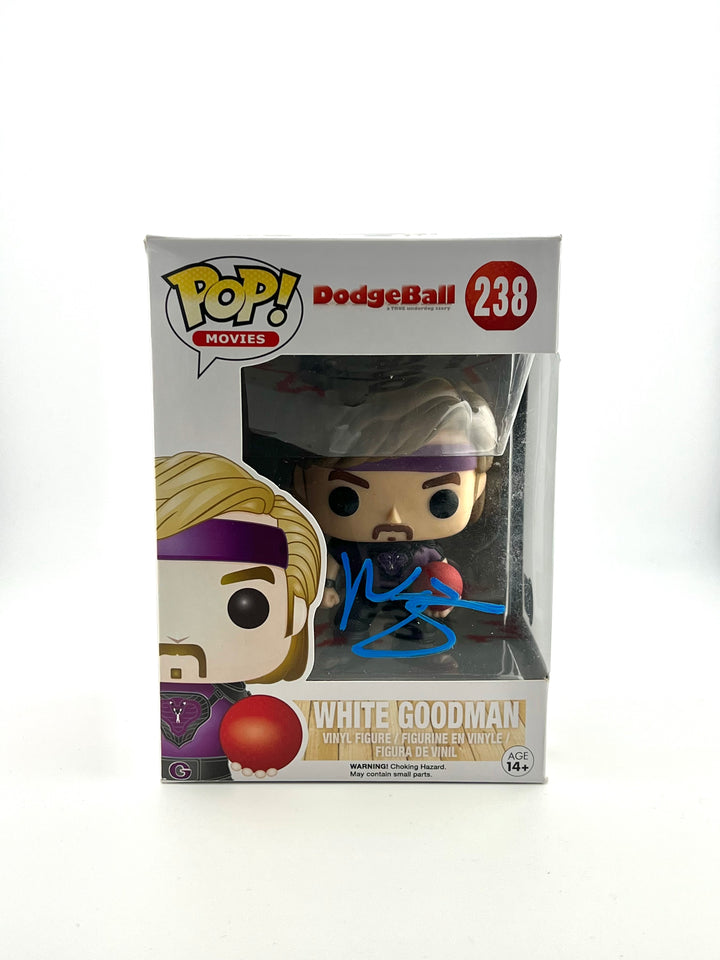 Funko Pop! White Goodman 238 - Autographed By Ben Stiller (Beckett Certified)