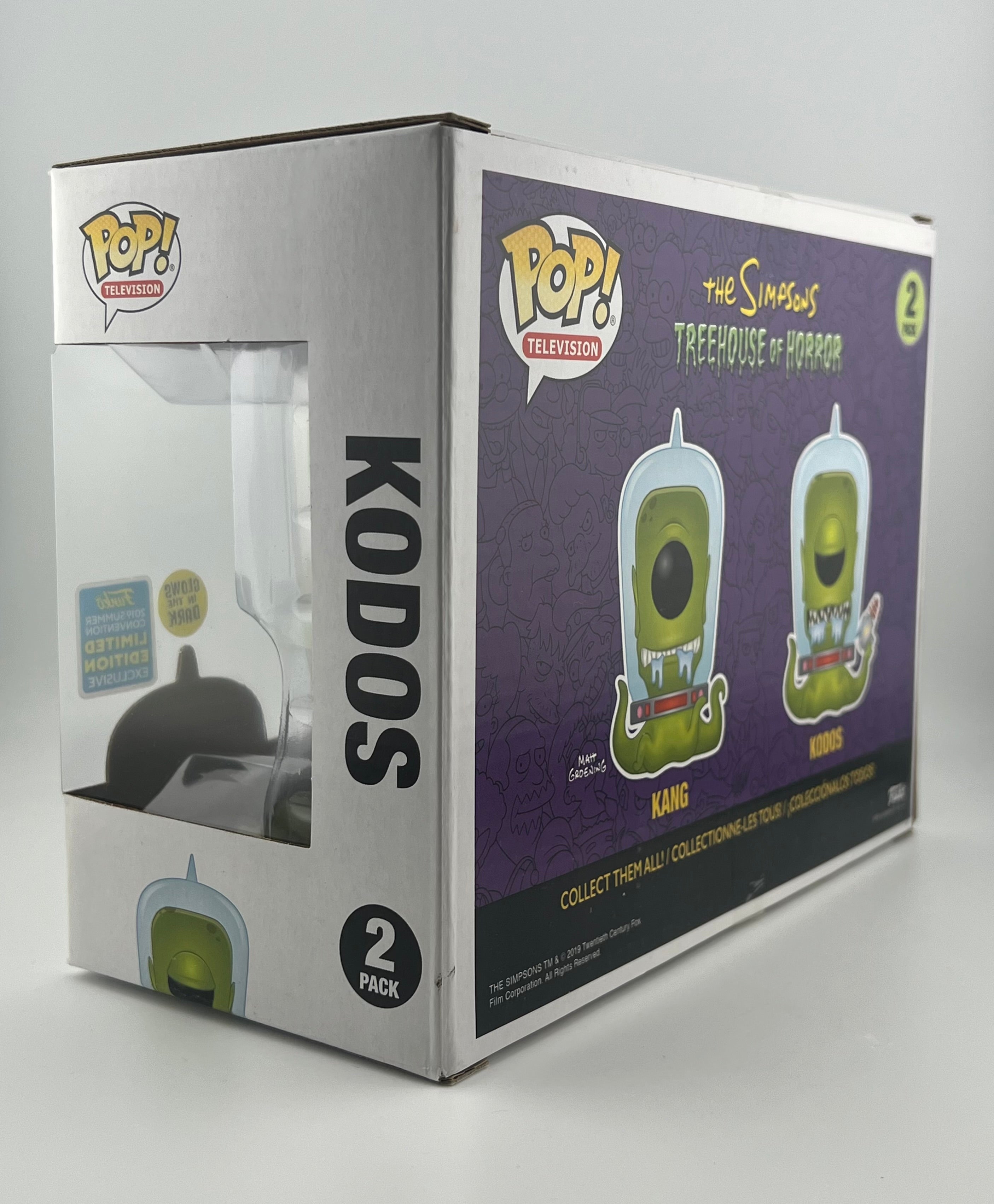 Funko Pop - KANG AND KODOS 2 GITD 2019 SUMMER CONVENTION