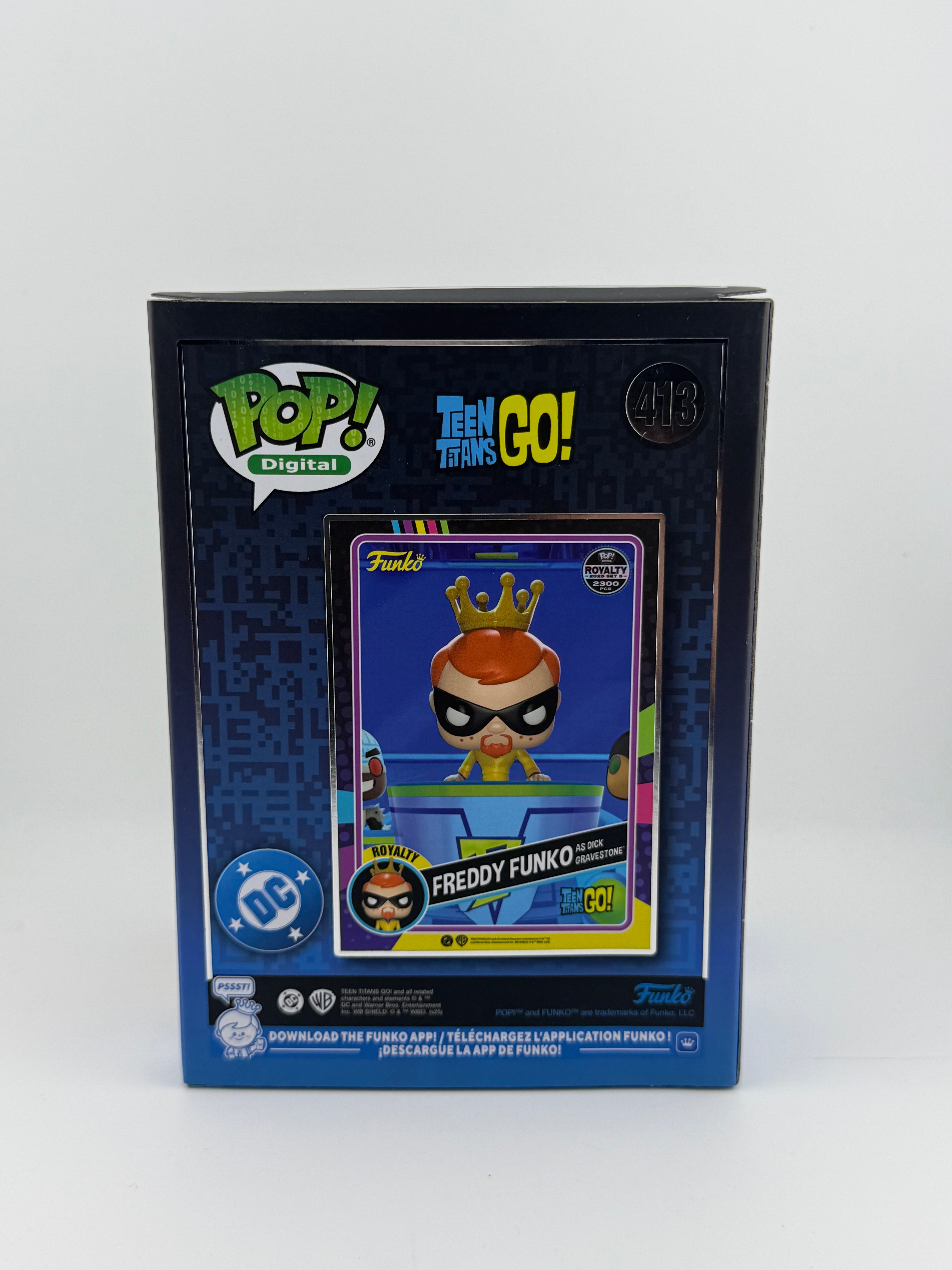 Funko POP! FREDDY FUNKO AS DICK GRAVESTONE 413 NFT EXCLUSIVE LE 943