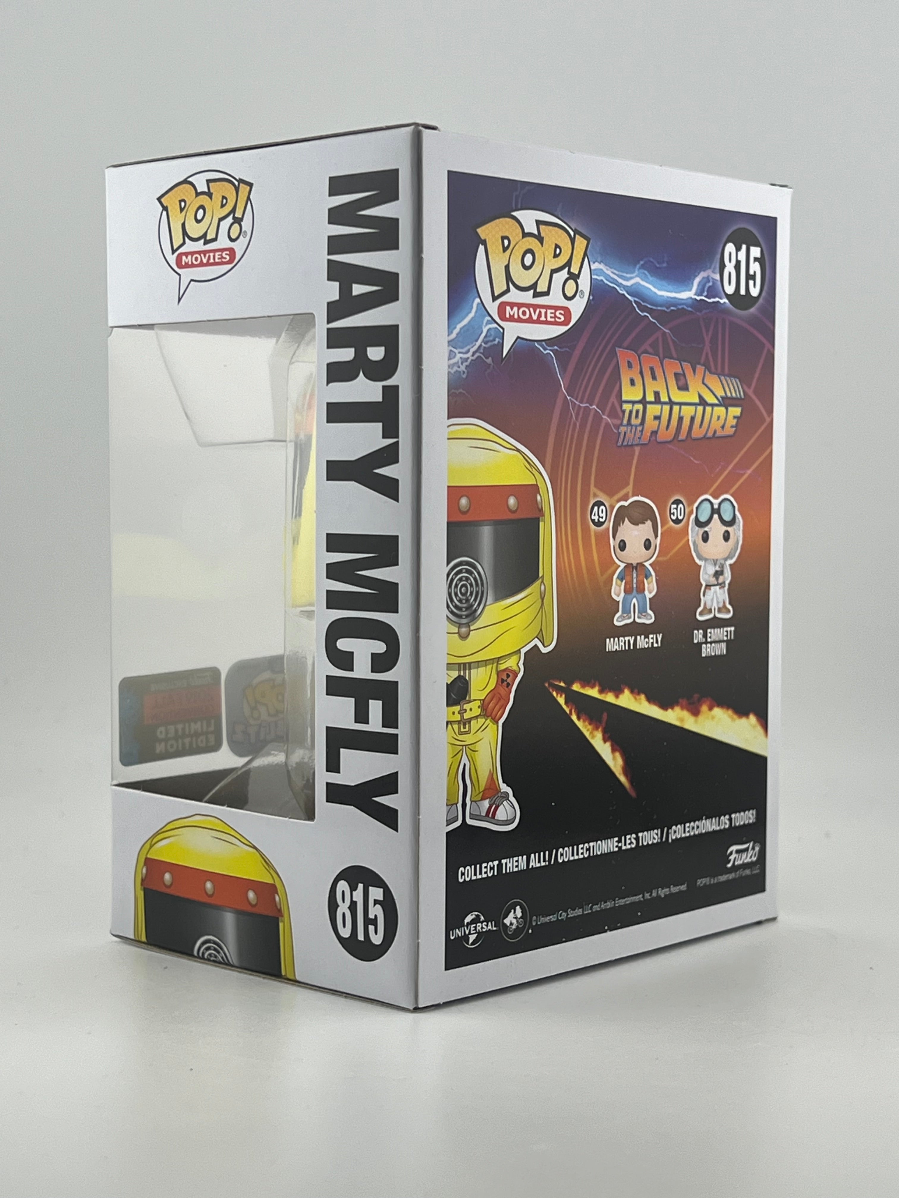 Funko Pop - MARTY MCFLY 815 FUNKO POP BLITZ 2019 FALL CONVENTION - Back To The Future