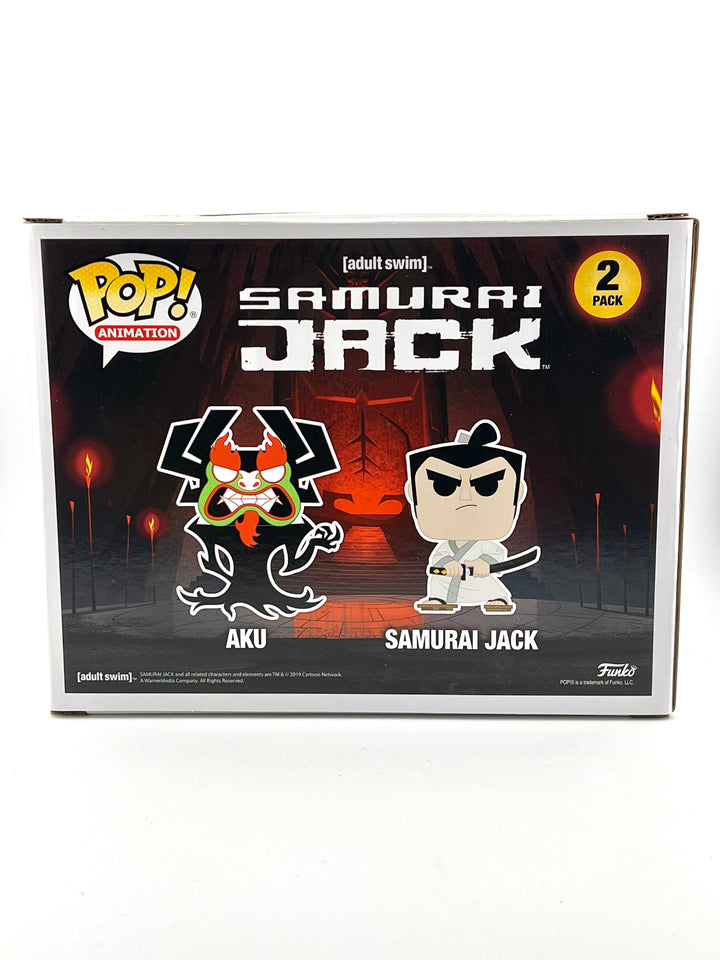 Aku & Samurai Jack (2 Pack) - 2019 Convention Exclusive - Funko Pop!