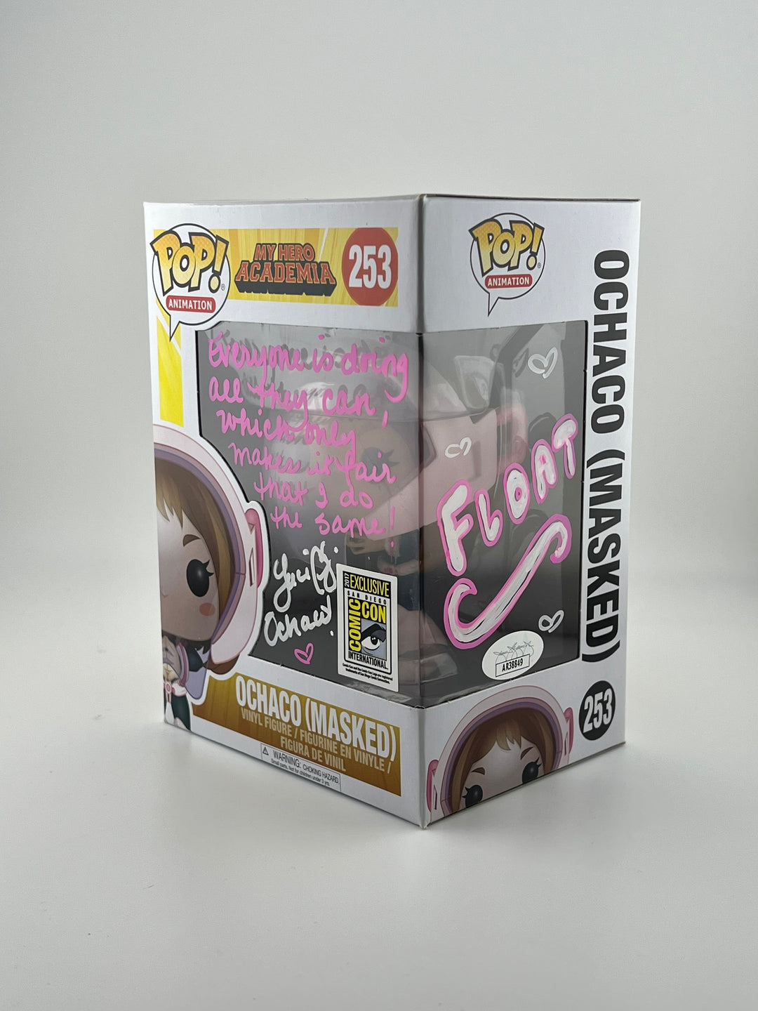 2017 Ochaco 253 Comic Con Exclusive - Signed, quoted, character name, and JSA