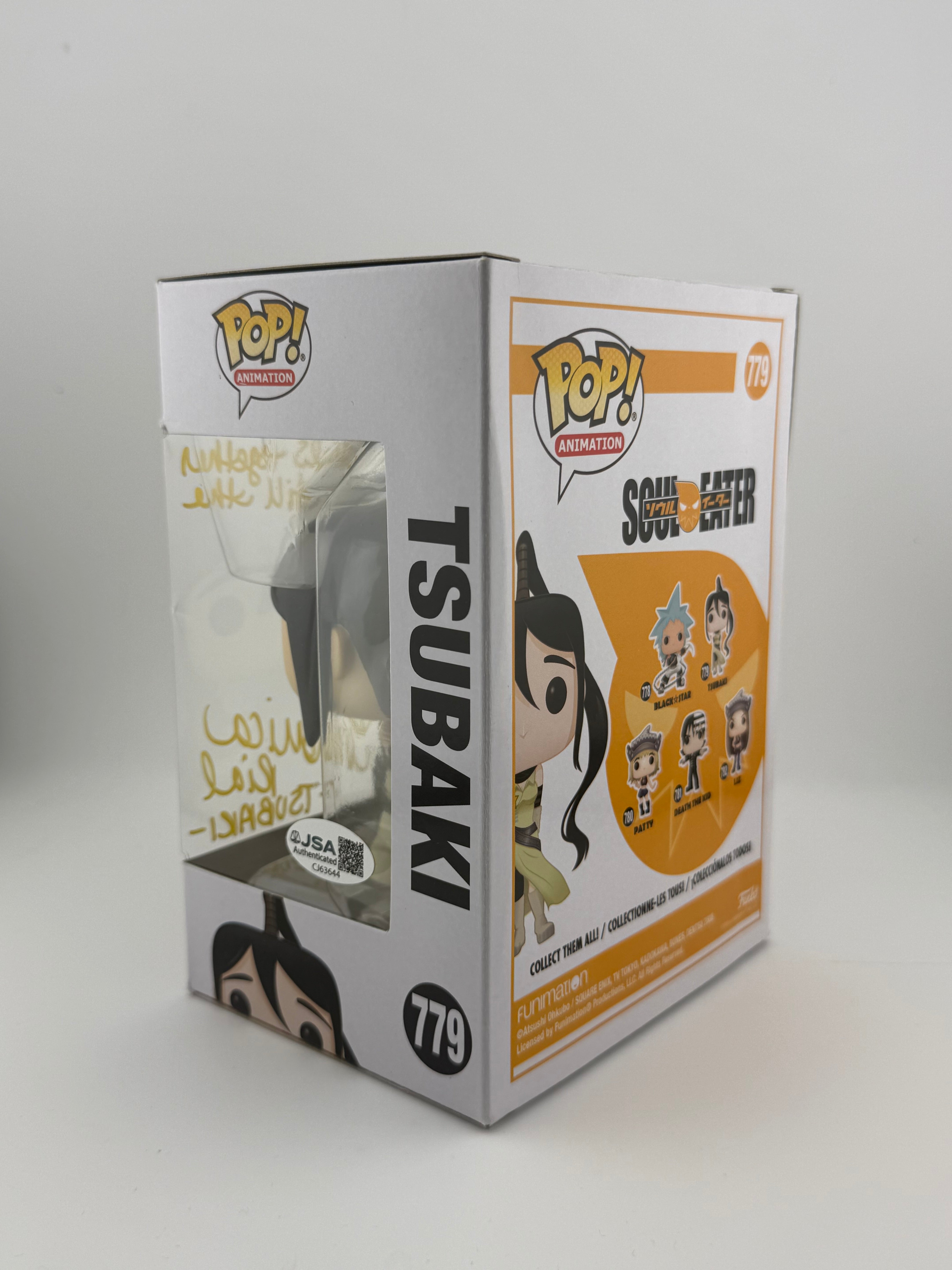 Funko POP! SIGNED TSUBAKI 779 (MONICA RIAL) + JSA