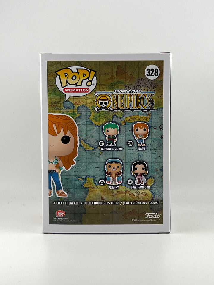 Funko Pop! Nami 328 Autographed by JVA Akemi Okamura SWAU Authenticated