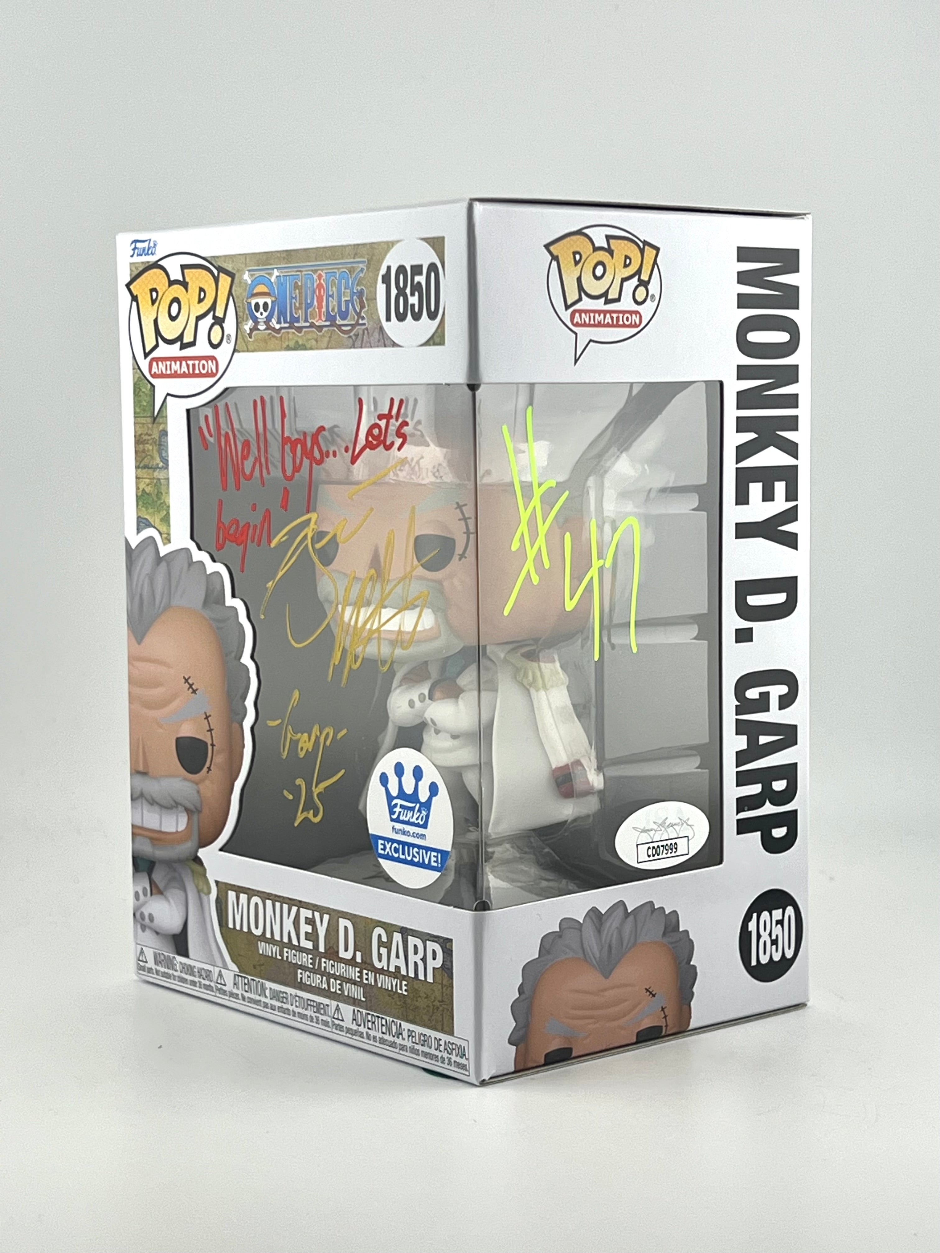 Funko Pop! MONKEY D. GARP 1850 FUNKO.COM EXCLUSIVE AUTO