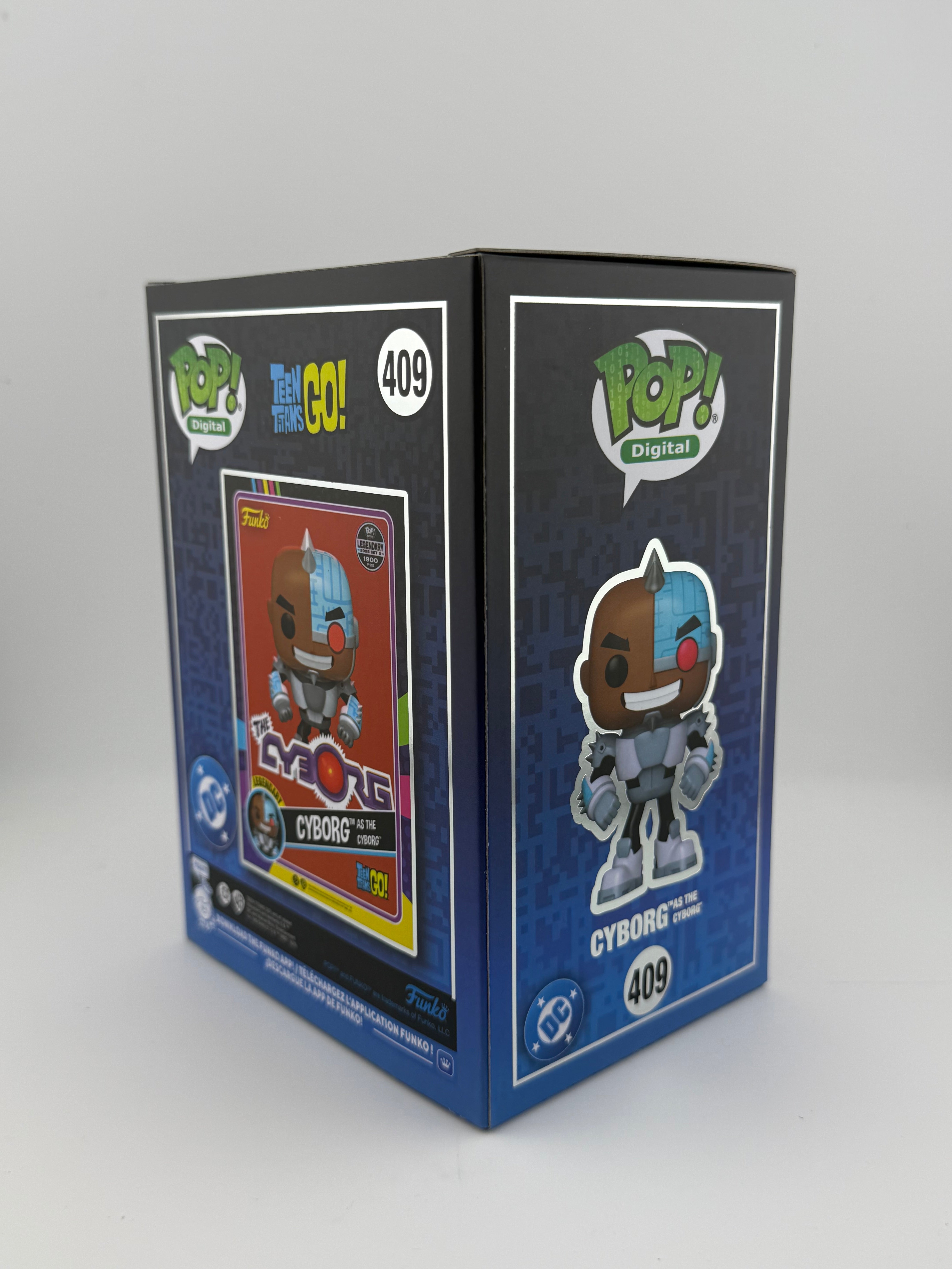 Funko POP! CYBORG AS THE CYBORG 409 GITD NFT EXCLUSIVE LE 1062