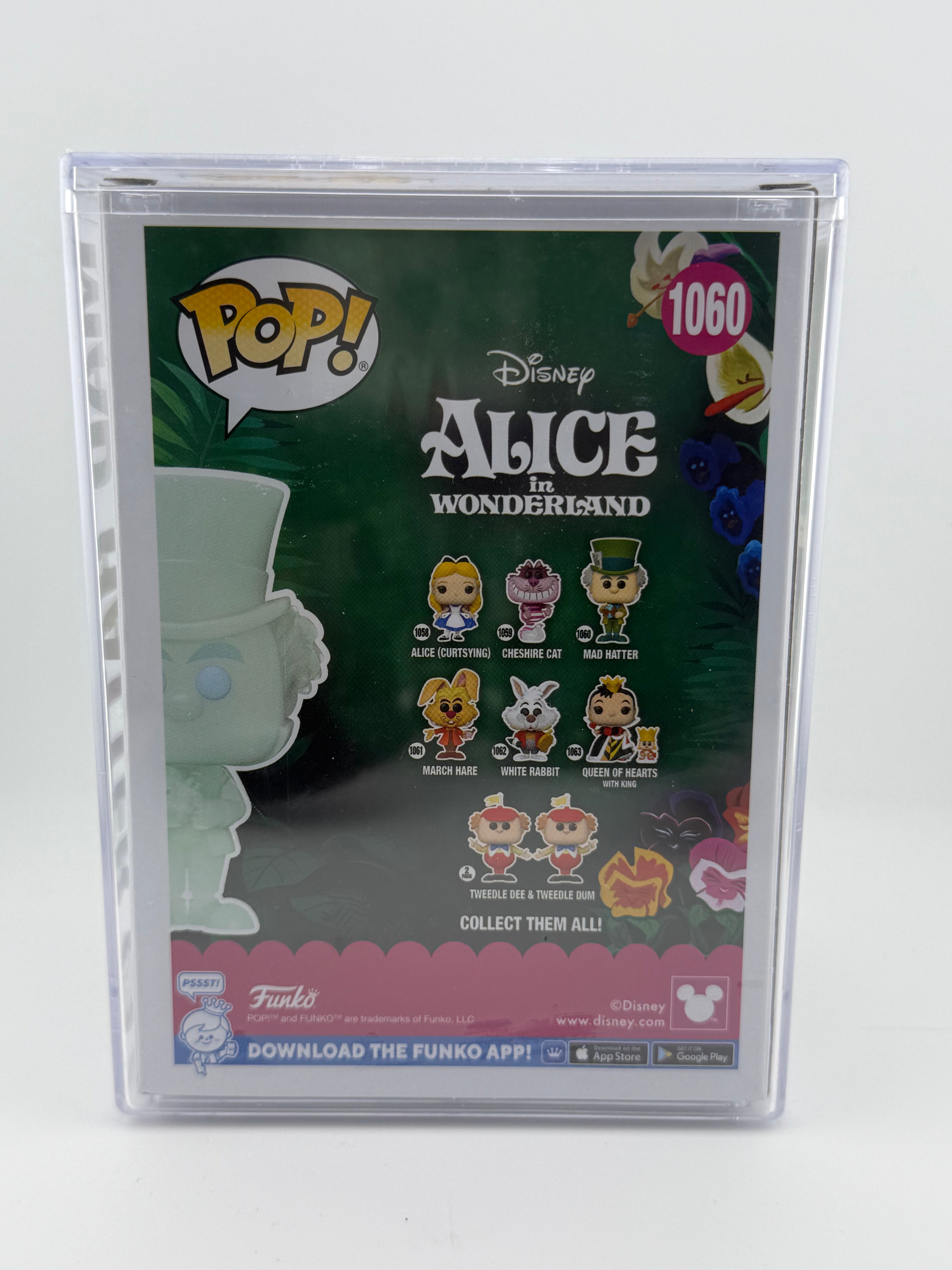 Funko POP! MAD HATTER 1060 FUNKO SHOP EXCLUSIVE GITD LE 5000