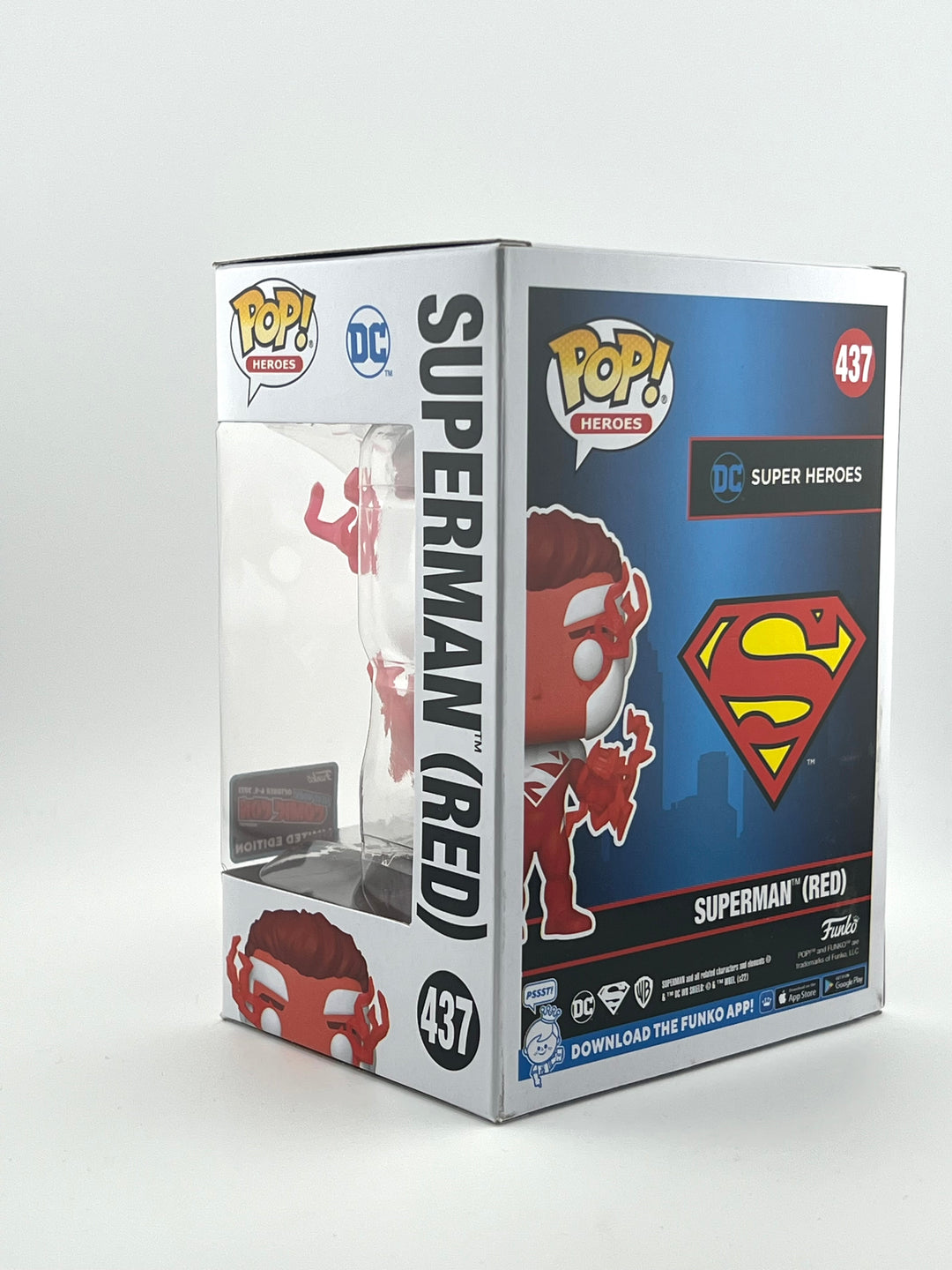 Funko Pop! DC: Superman (Red) 437 (NYCC)