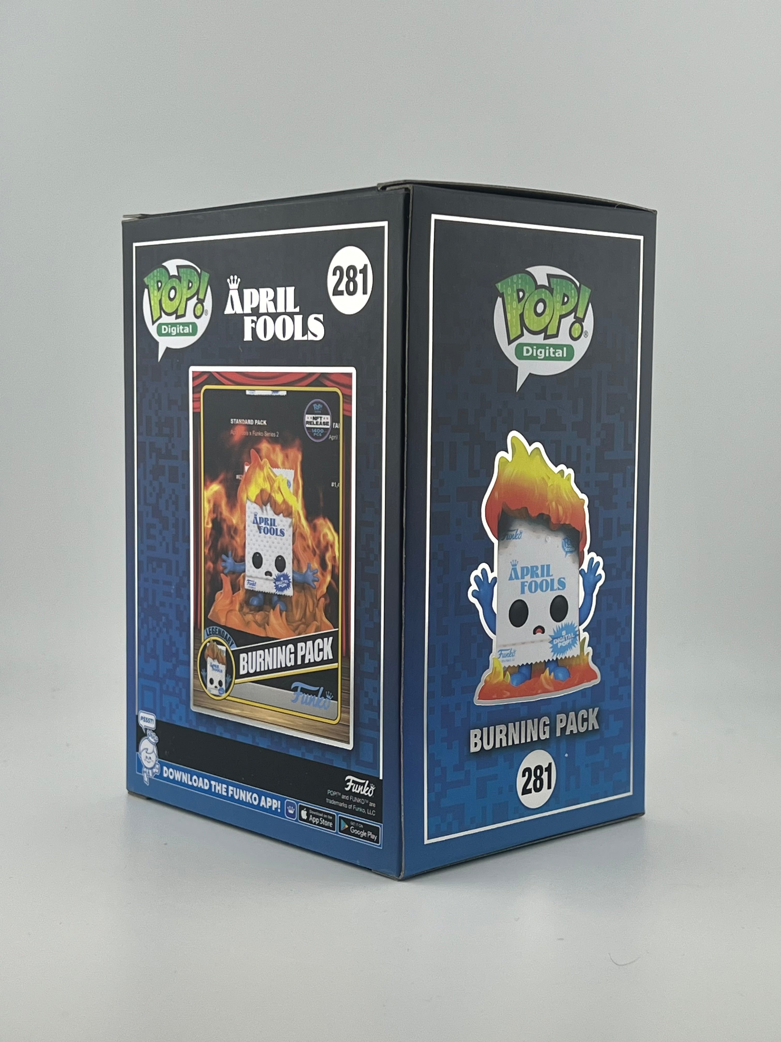 Funko Pop! BURNING PACK 281 NFT LE1400
