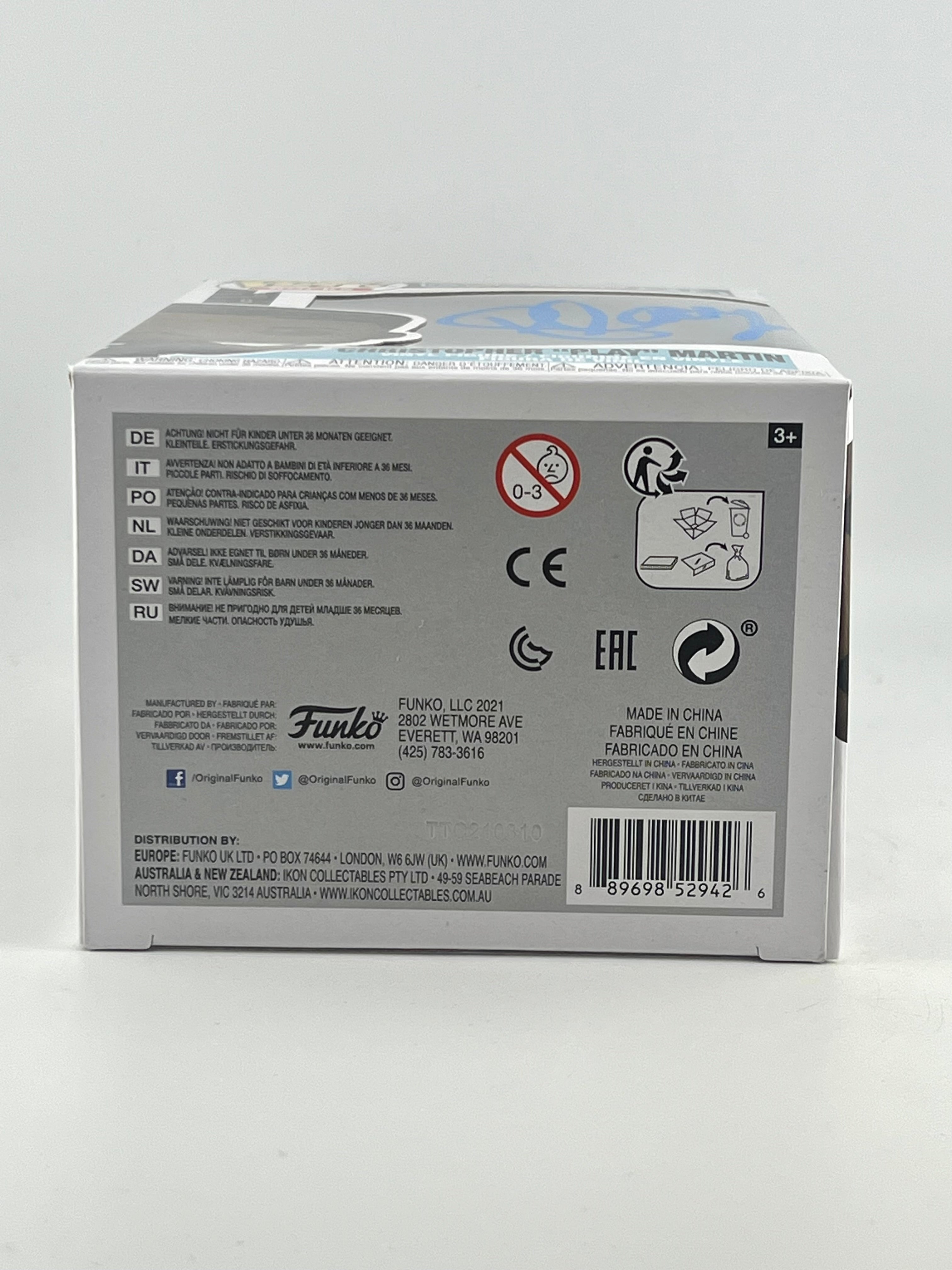 Funko Pop! CHRISTOPHER "PLAY" MARTIN 214 AUTO