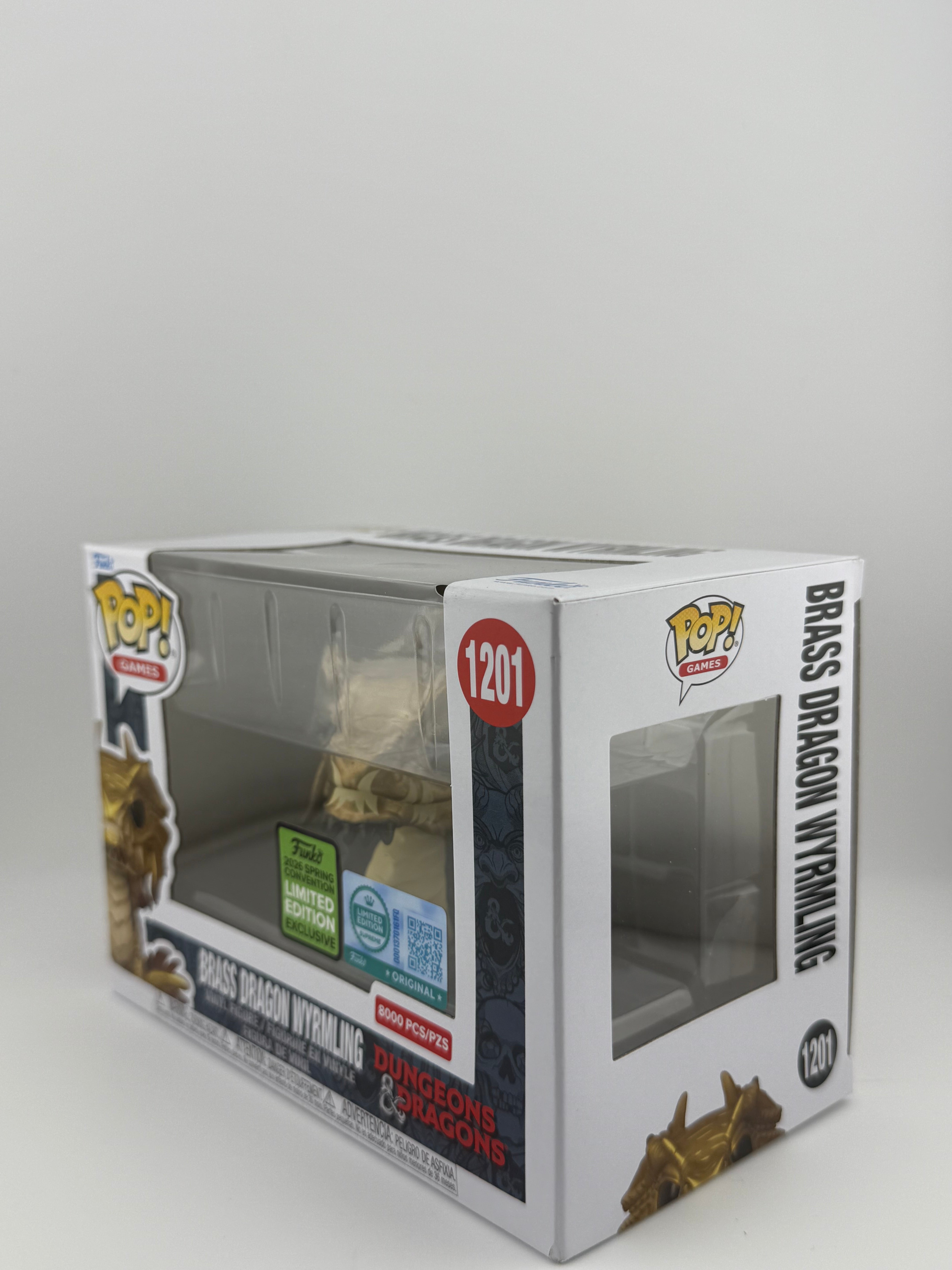 Funko POP! BRASS DRAGON WYRMLING 1201 SPRING CONVENTION SHARED EXCLUSIVE 2026