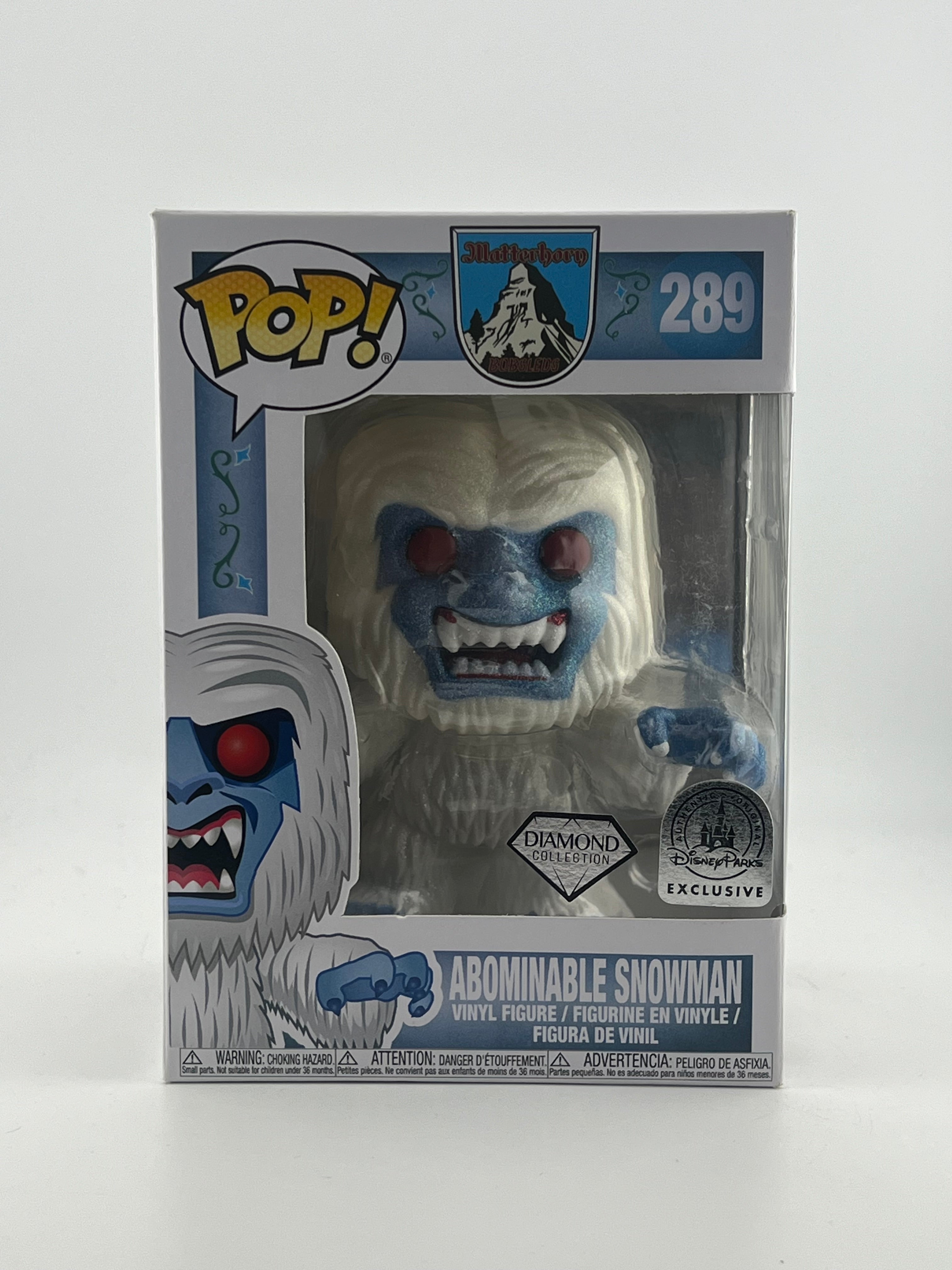 Funko Pop - ABOMINABLE SNOWMAN 289 DIAMOND / DISNEY PARKS