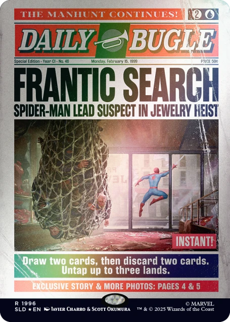 Secret Lair x Marvel's Spider-Man: Daily Bugle Breaking News Foil Edition