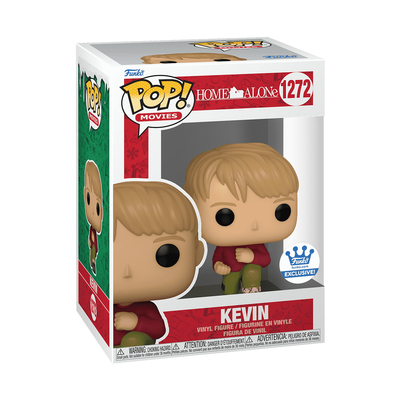 Home Alone - 3 Funko Pop Christmas Bundle (Kevin, Harry, and Marv)