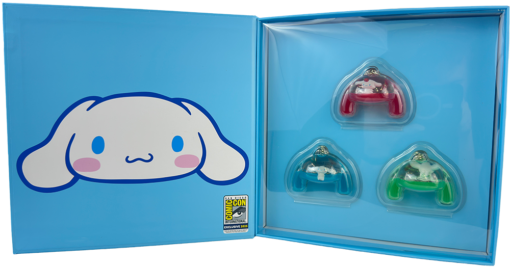 2025 SDCC Exclusive Sanrio Hello Kitty “Cinnamoroll” Tsunameez 3‑Pack Set