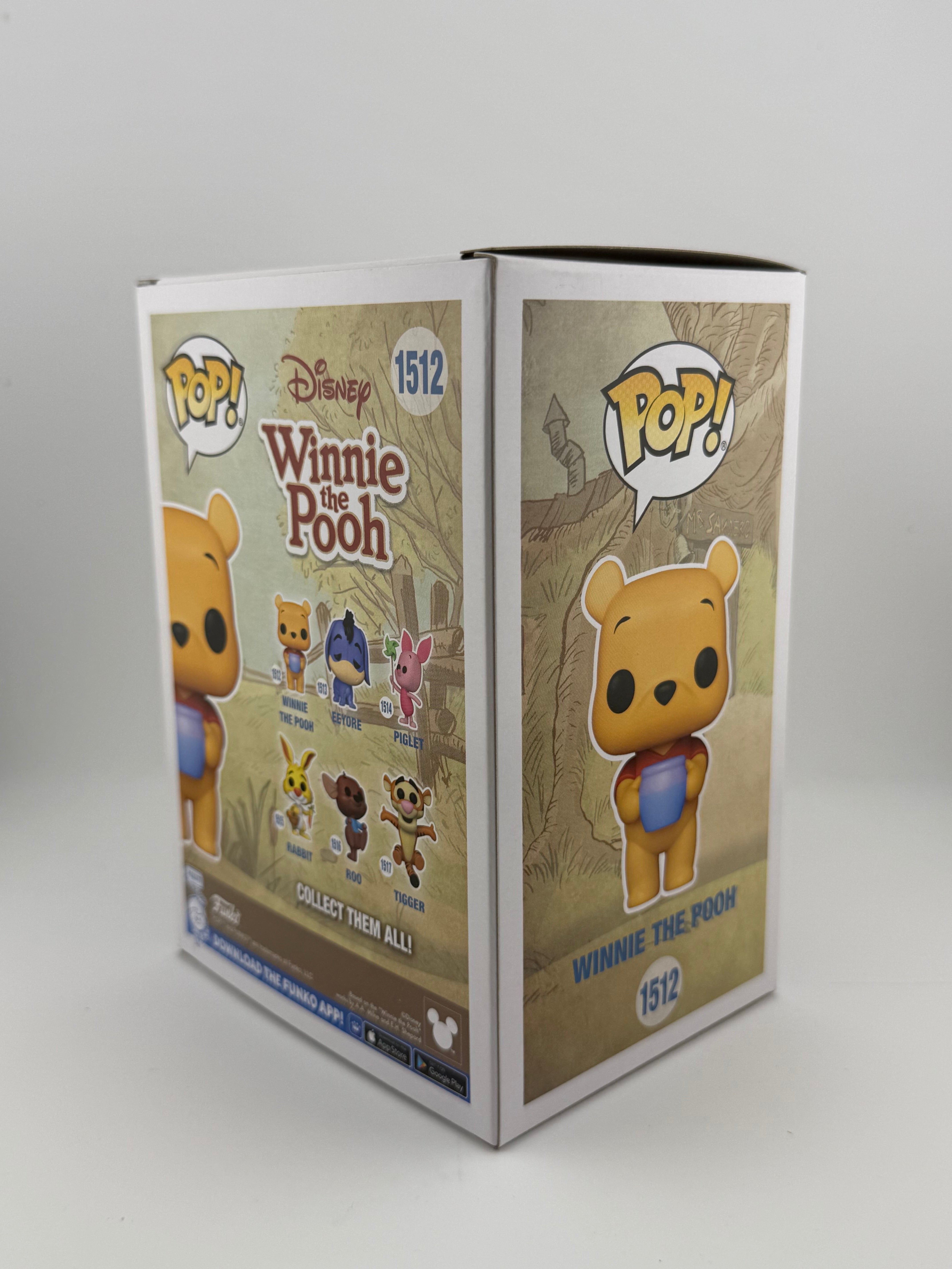 Funko POP! WINNIE THE POOH 1512 FLOCKED FUNKO SHOP EXCLUSIVE LE 5000